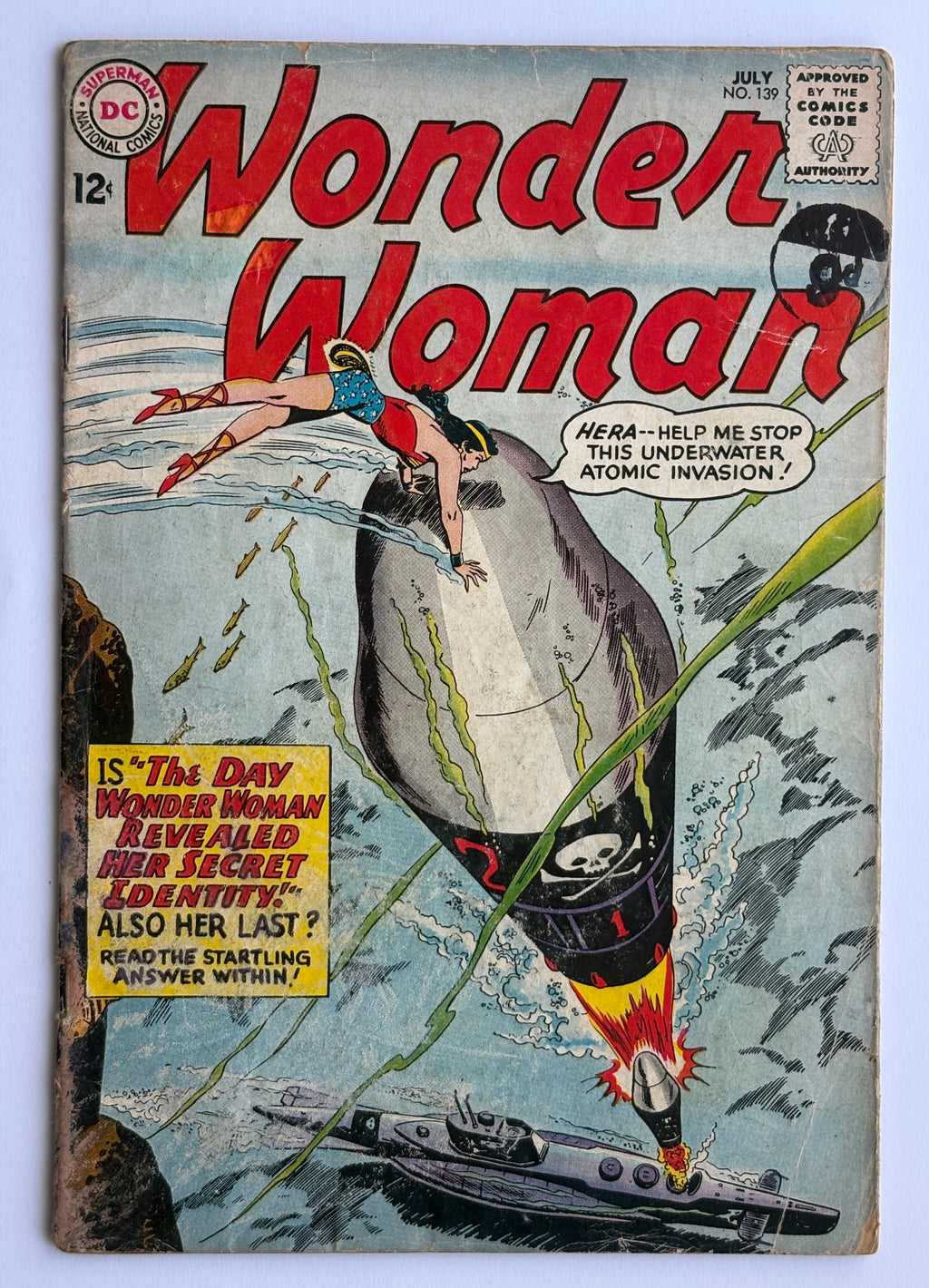 Wonder Woman #139 - DC Comics - July 1963 GD 2.0