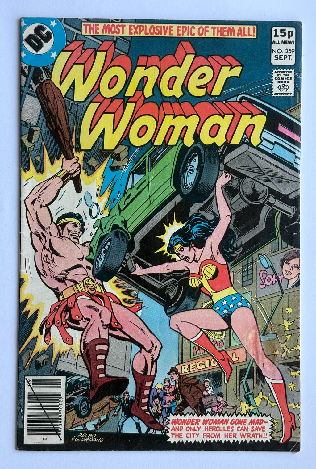 Wonder Woman #259 - UK Variant DC Comics September 1979 VG+ 4.5