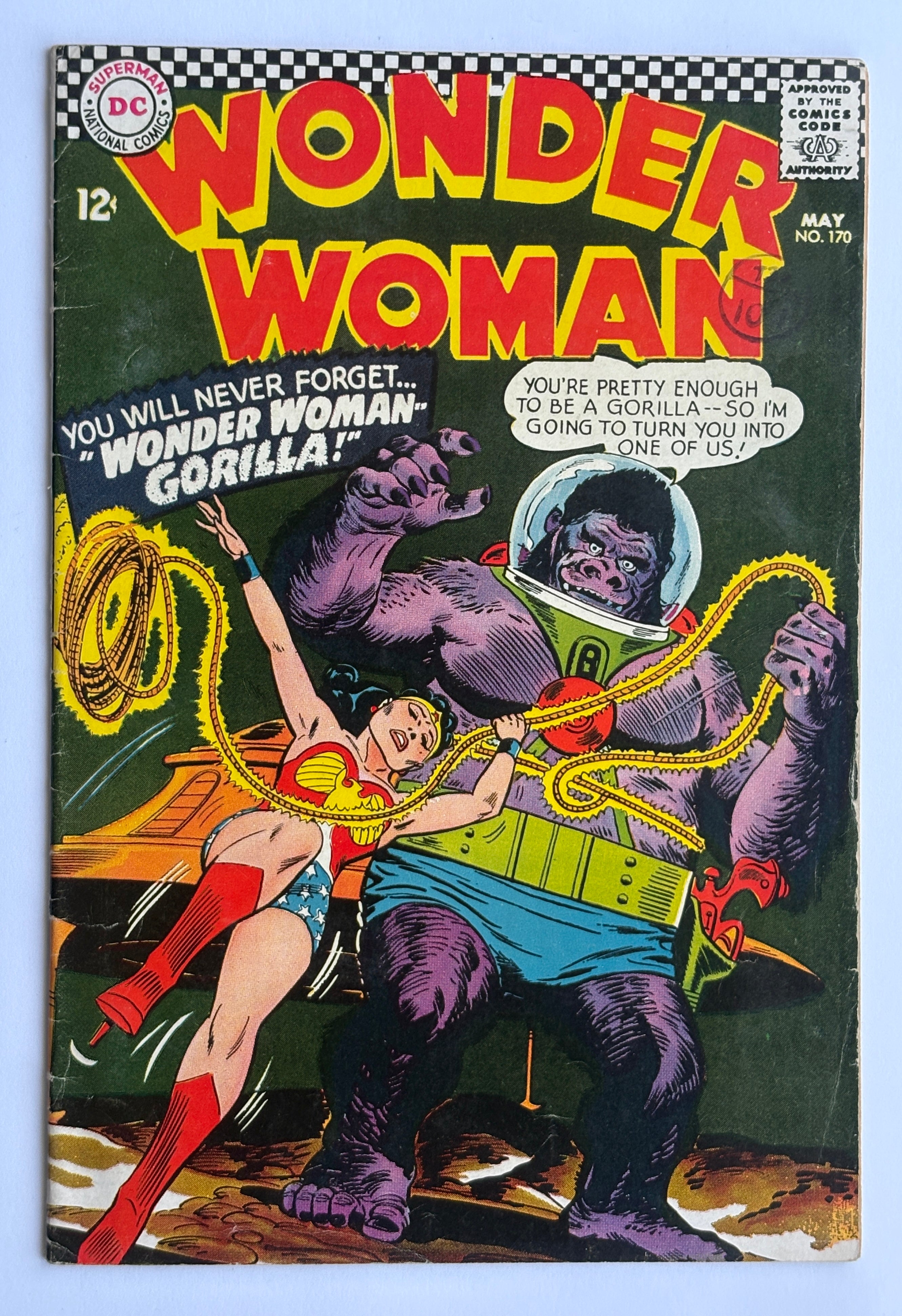 Wonder Woman #170 - DC Comics - May 1967 VF 7.0