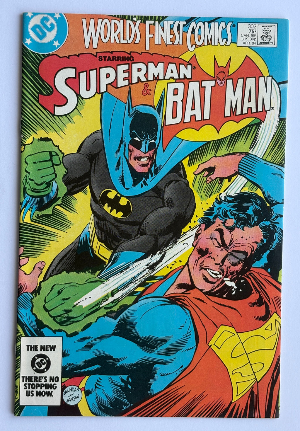 World's Finest Comics #302 - Superman Batman - April 1984 VF+ 8.5