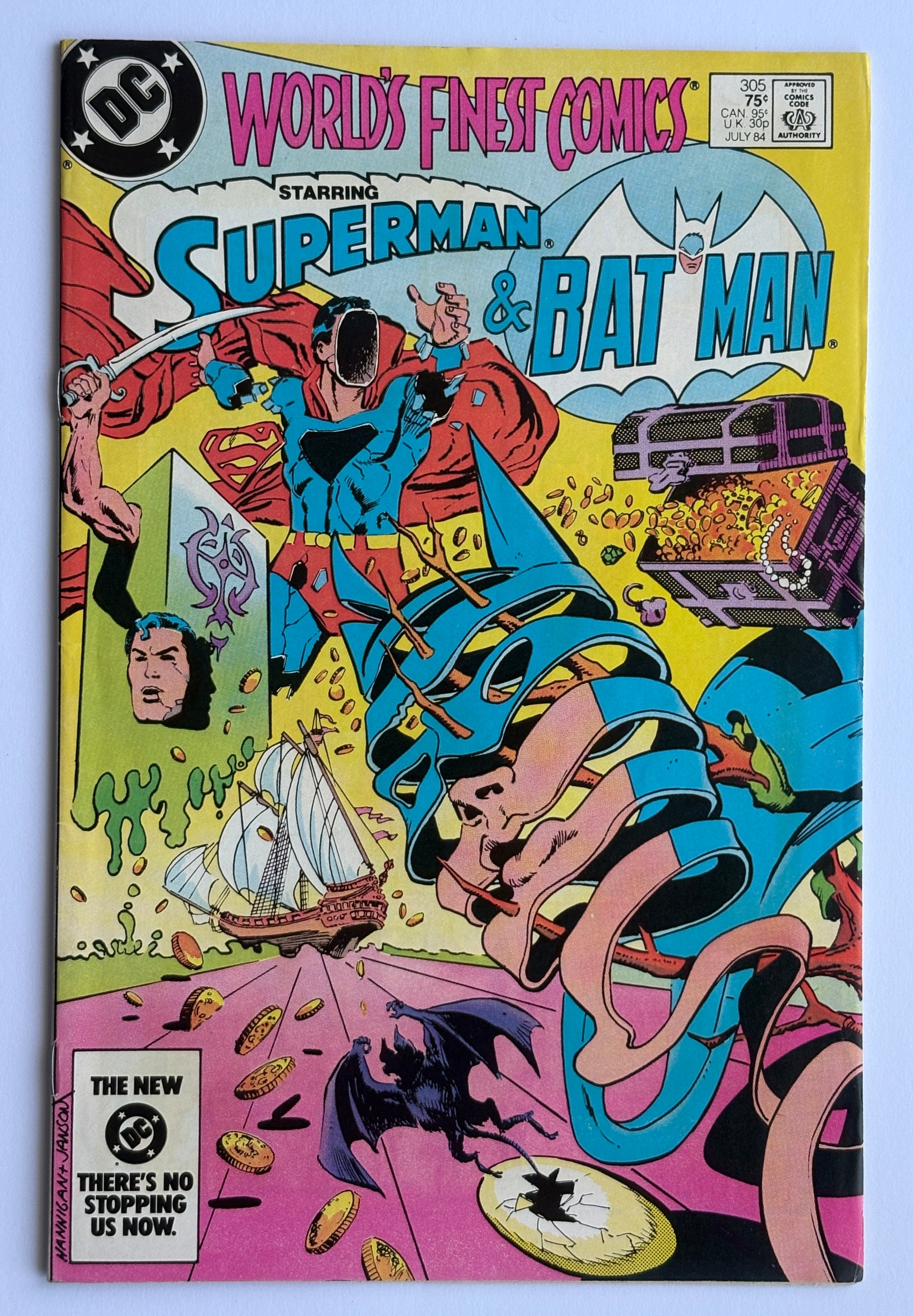 World's Finest Comics #305 - Superman Batman - July 1984 VF 8.0
