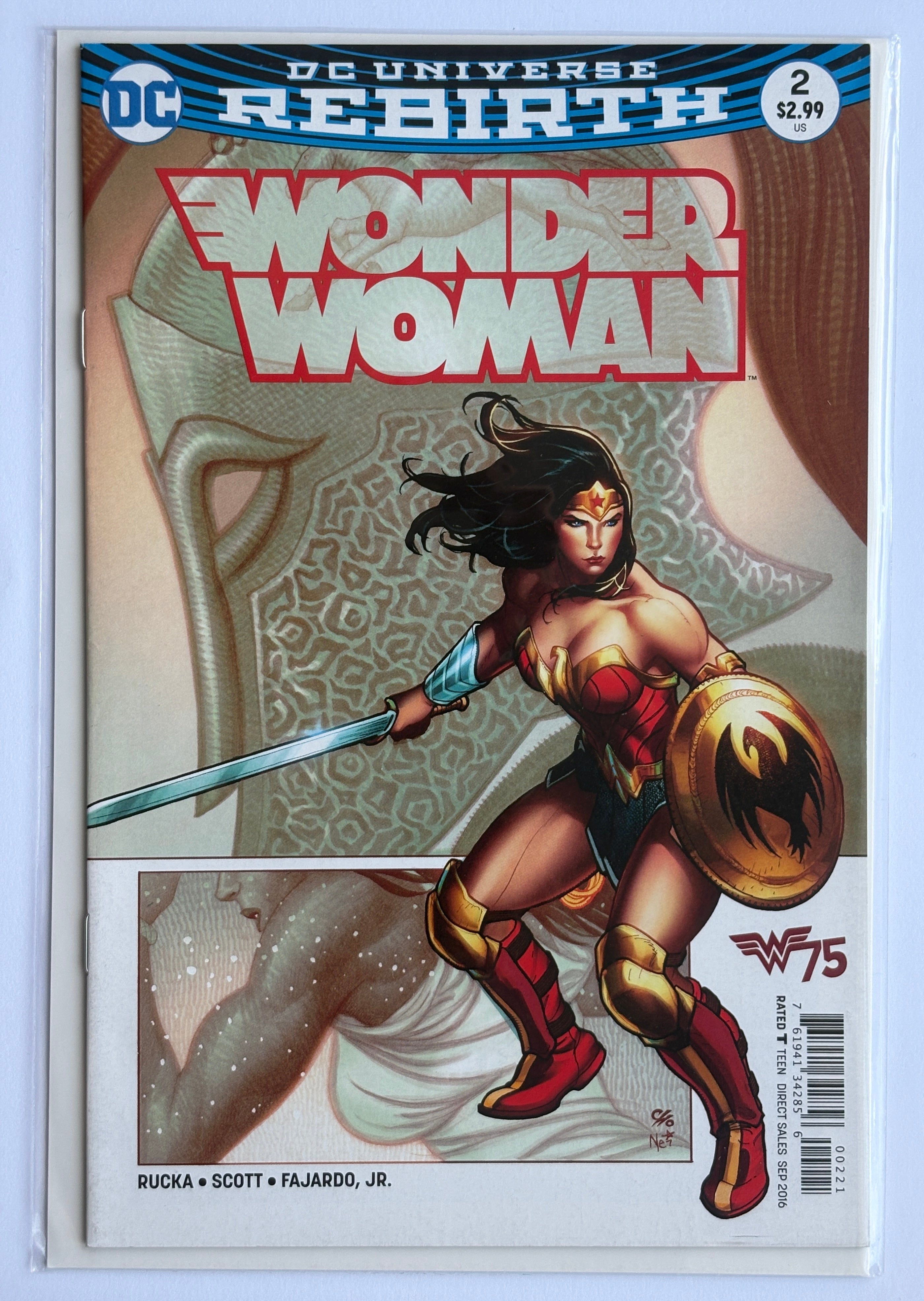 Wonder Woman #2 - 1st Printing Cover B DC Universe Rebirth - September 2016 VF+ 8.5
