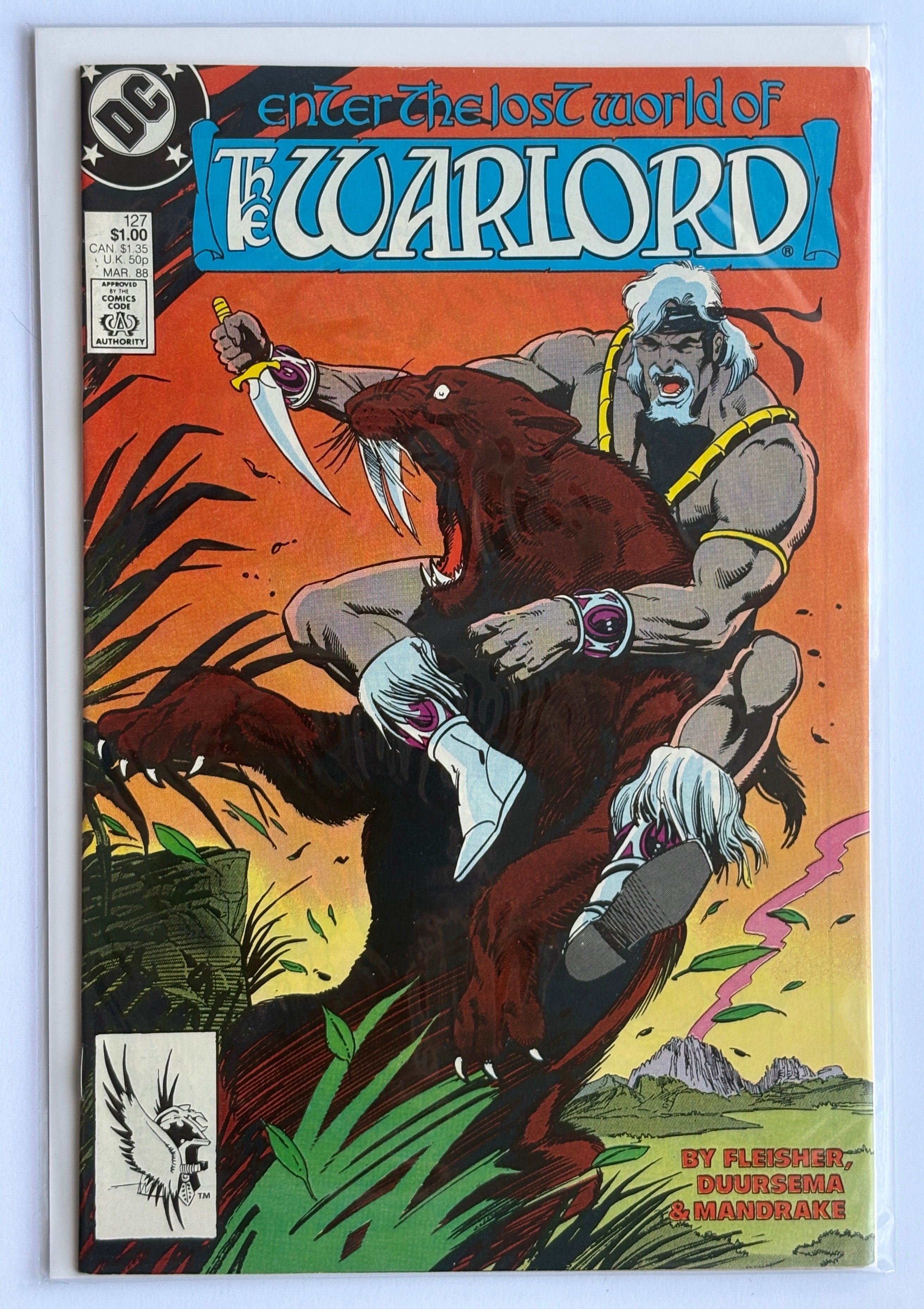 The Warlord #127 - DC Comics March 1988 F/VF 7.0