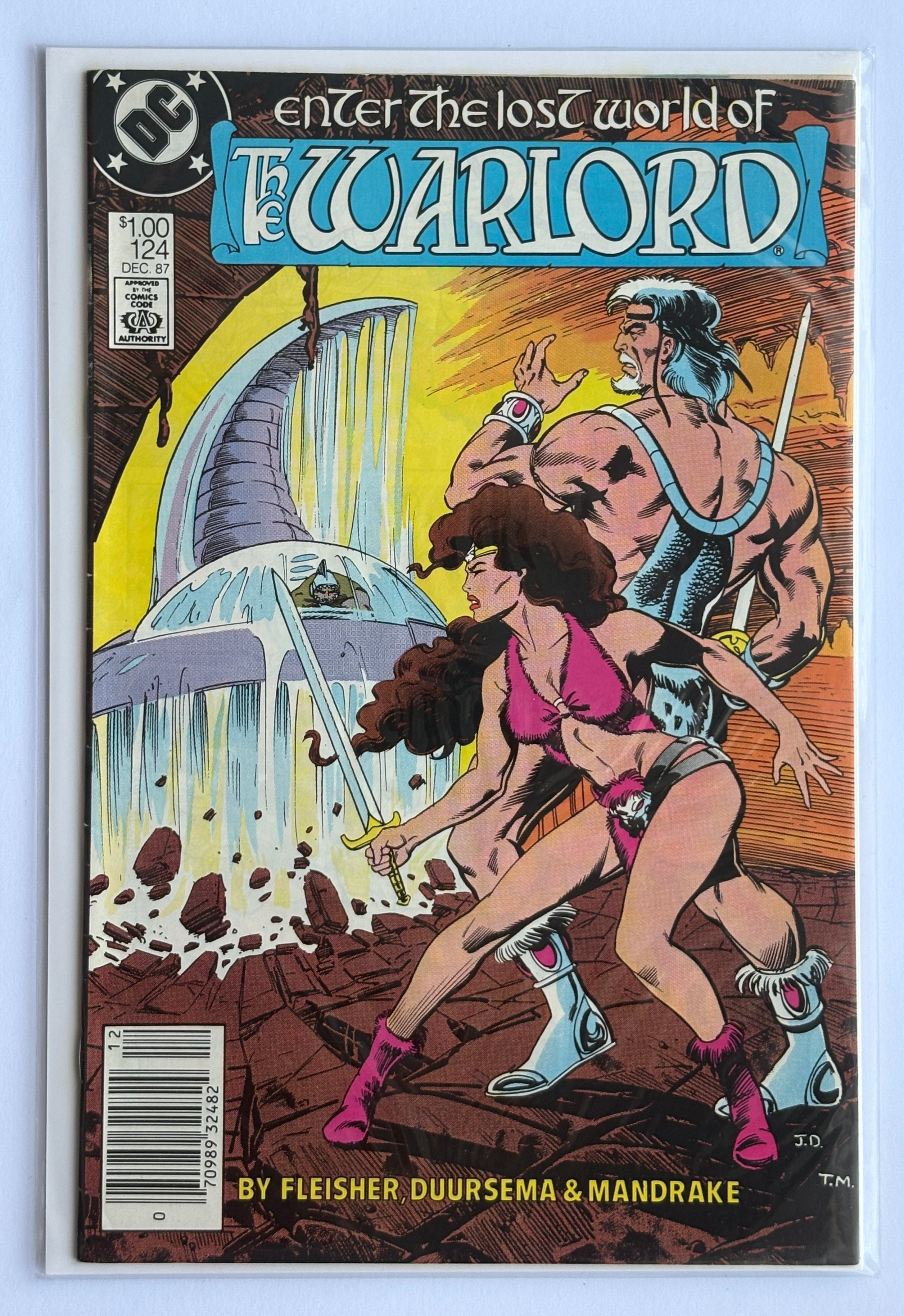 The Warlord #124 - DC Comics December 1987 FN+ 6.5
