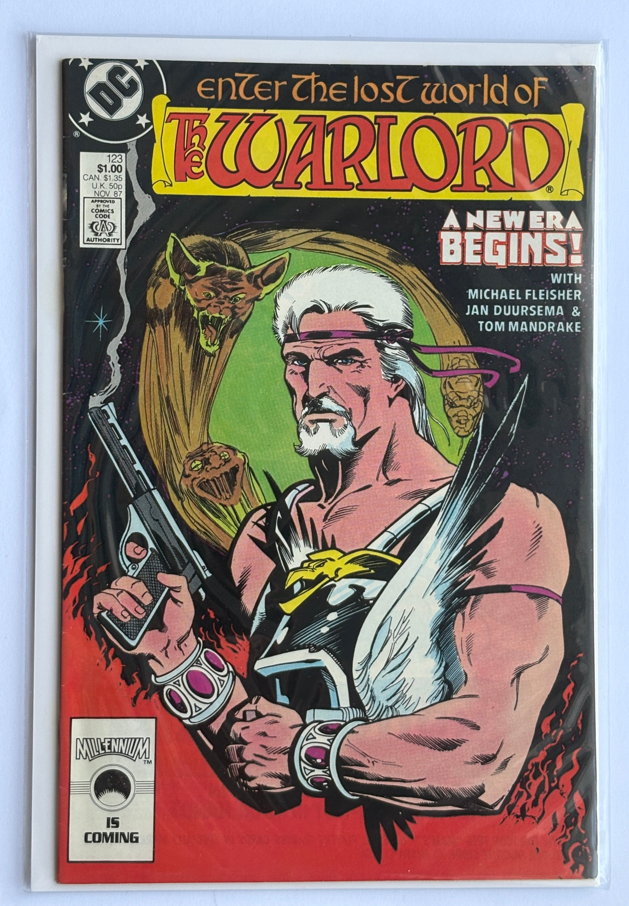 The Warlord #123 - DC Comics November 1987 F/VF 7.0