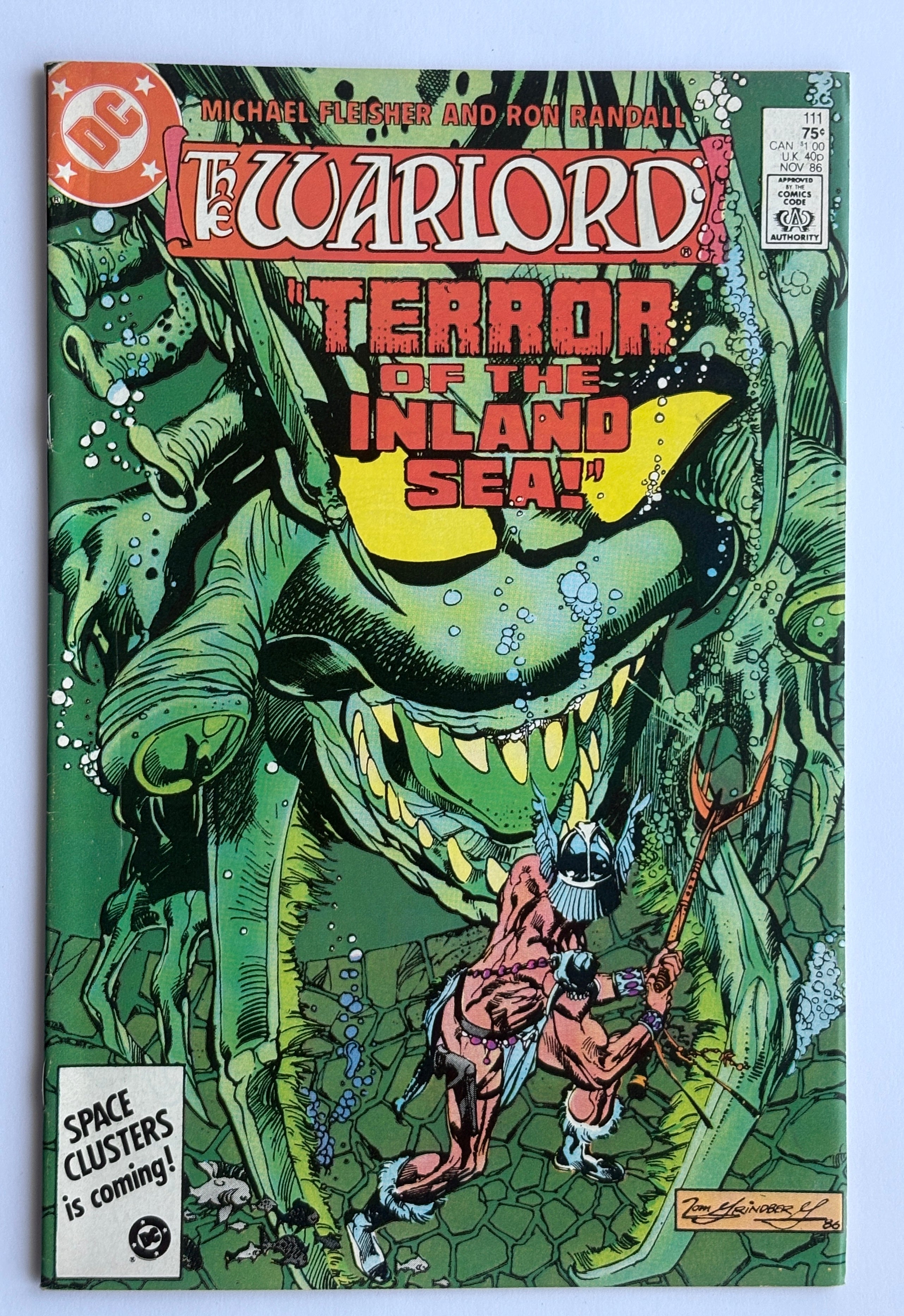 The Warlord #111 - DC Comics November 1986 F/VF 7.0