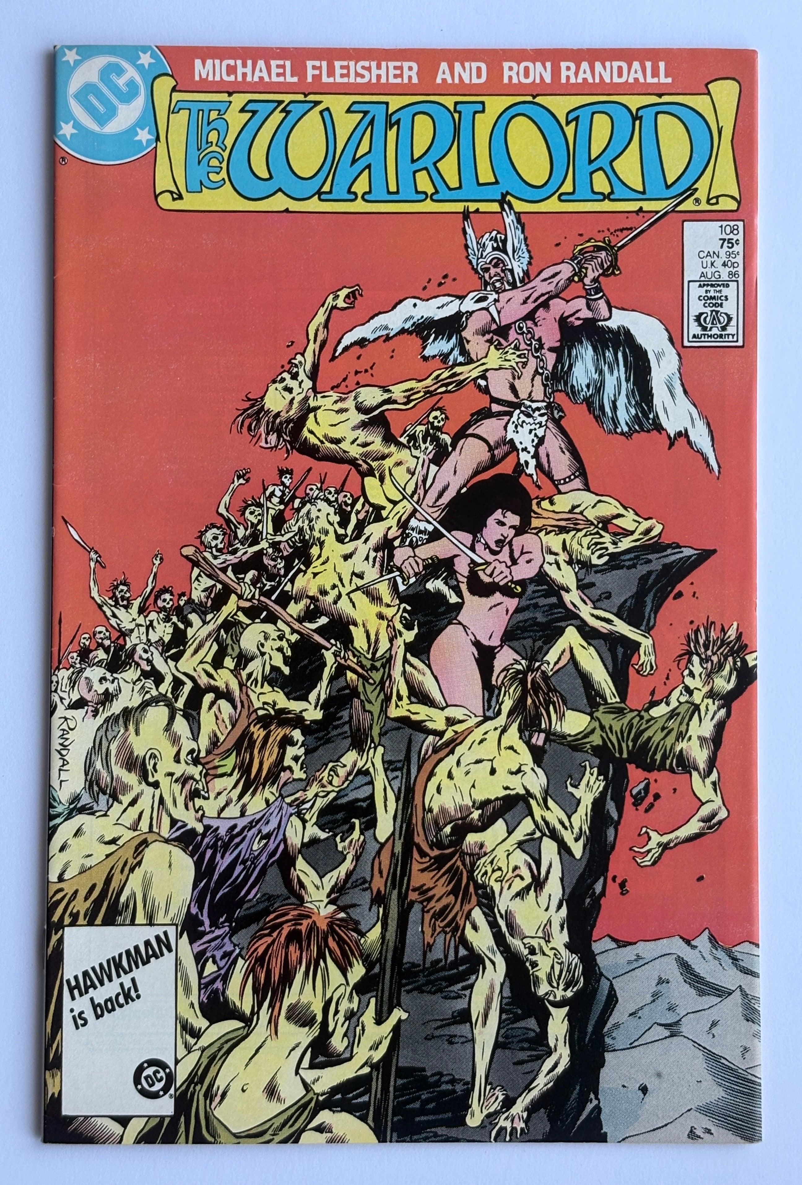 The Warlord #108 - DC Comics August 1986 VF- 7.5