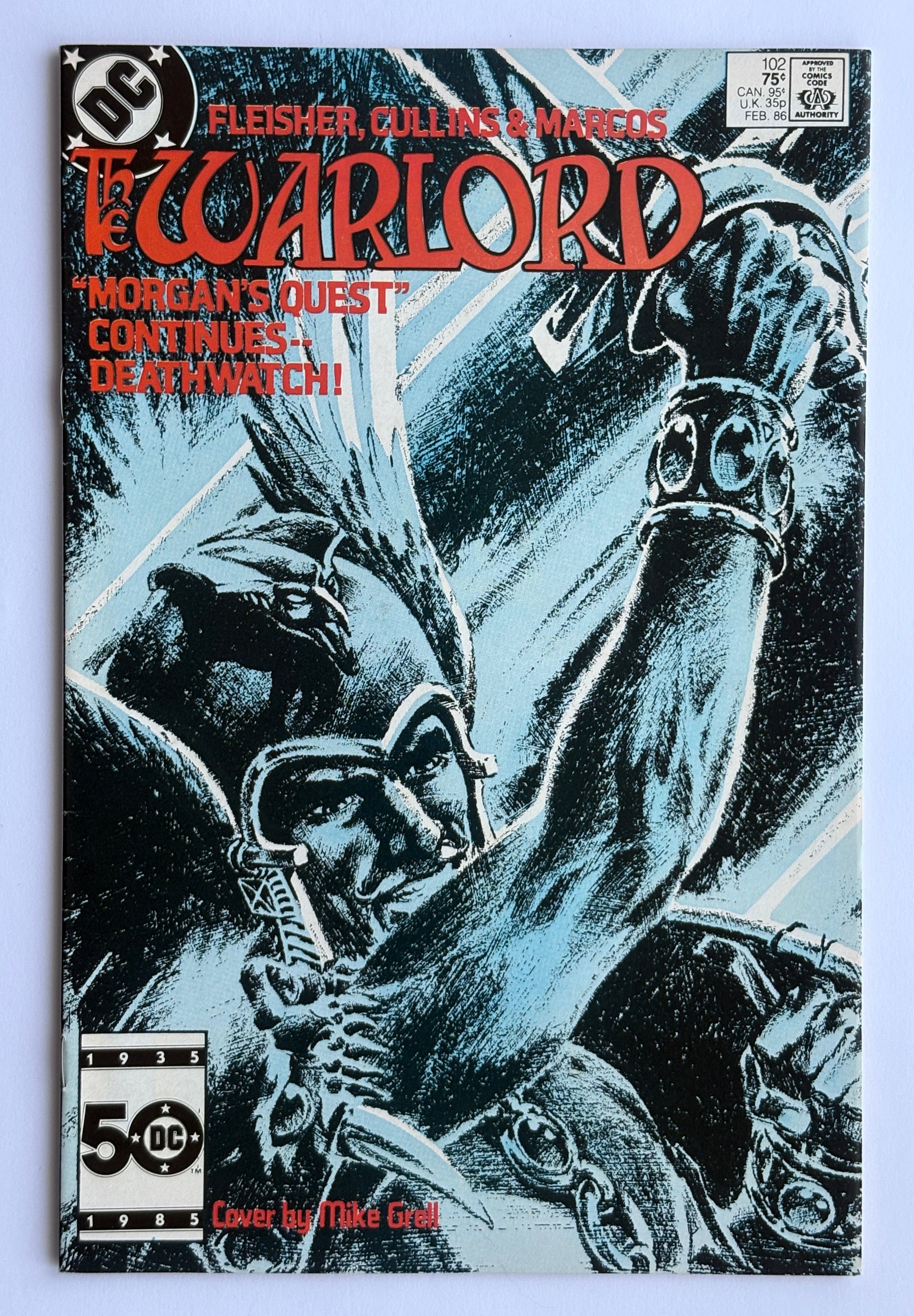 The Warlord #102 - DC Comics February 1986 F/VF 7.0