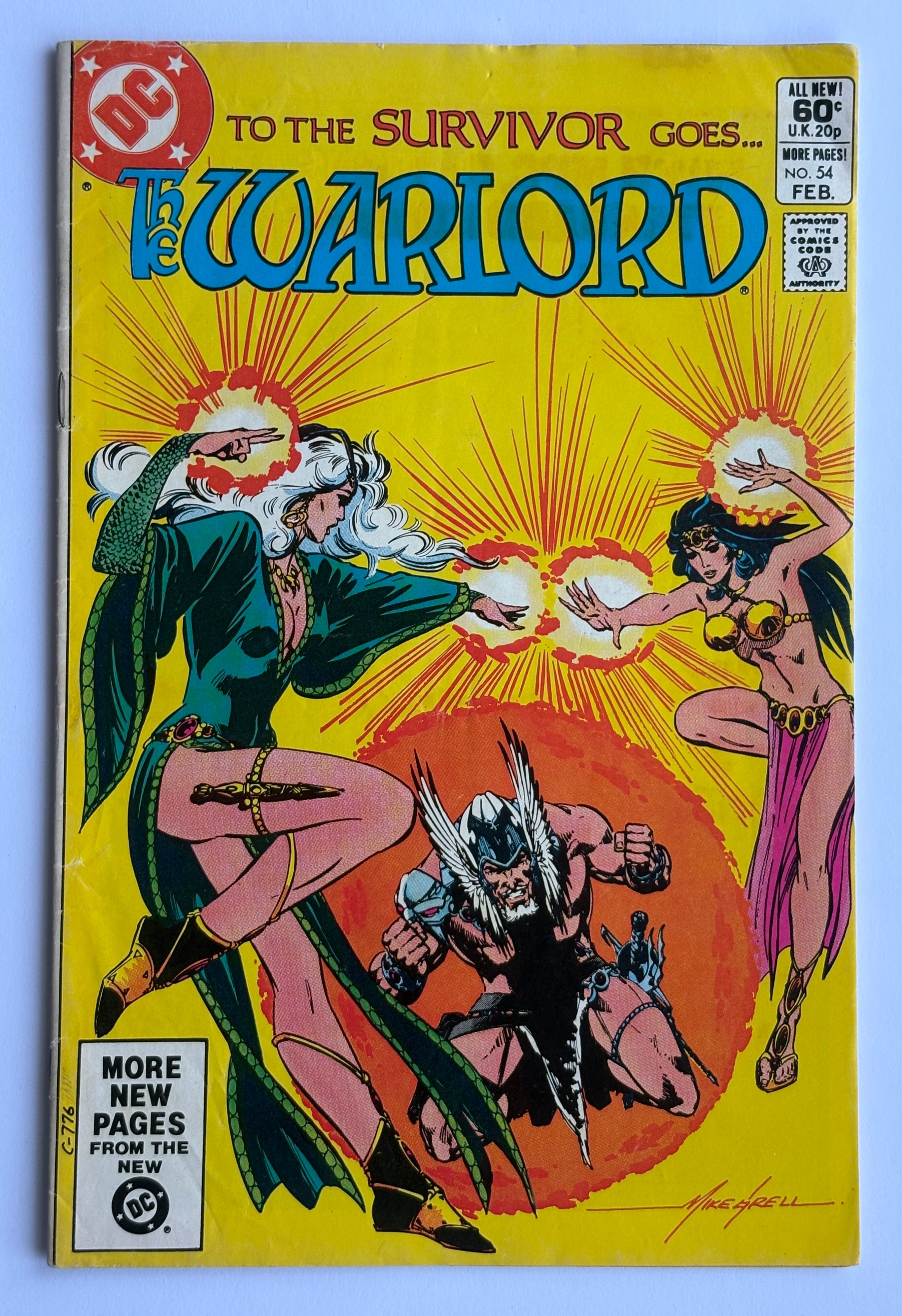 The Warlord #54 - DC Comics - February 1982 FN 6.0