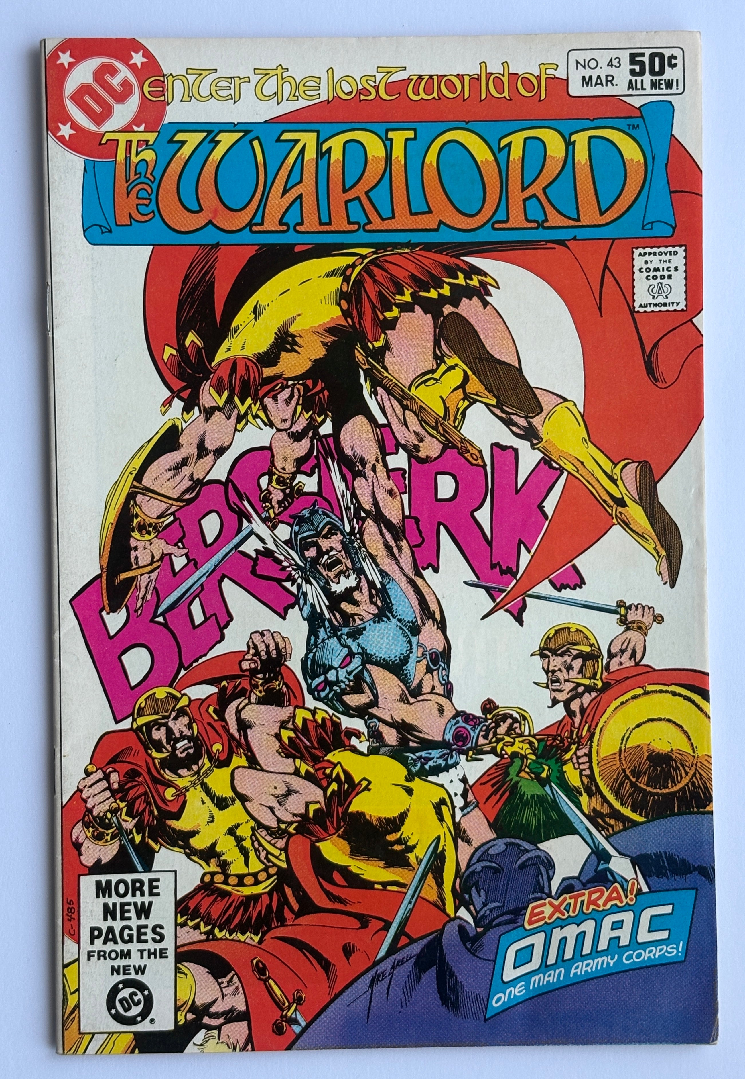 The Warlord #43 - DC Comics - March 1981 F/VF 7.0