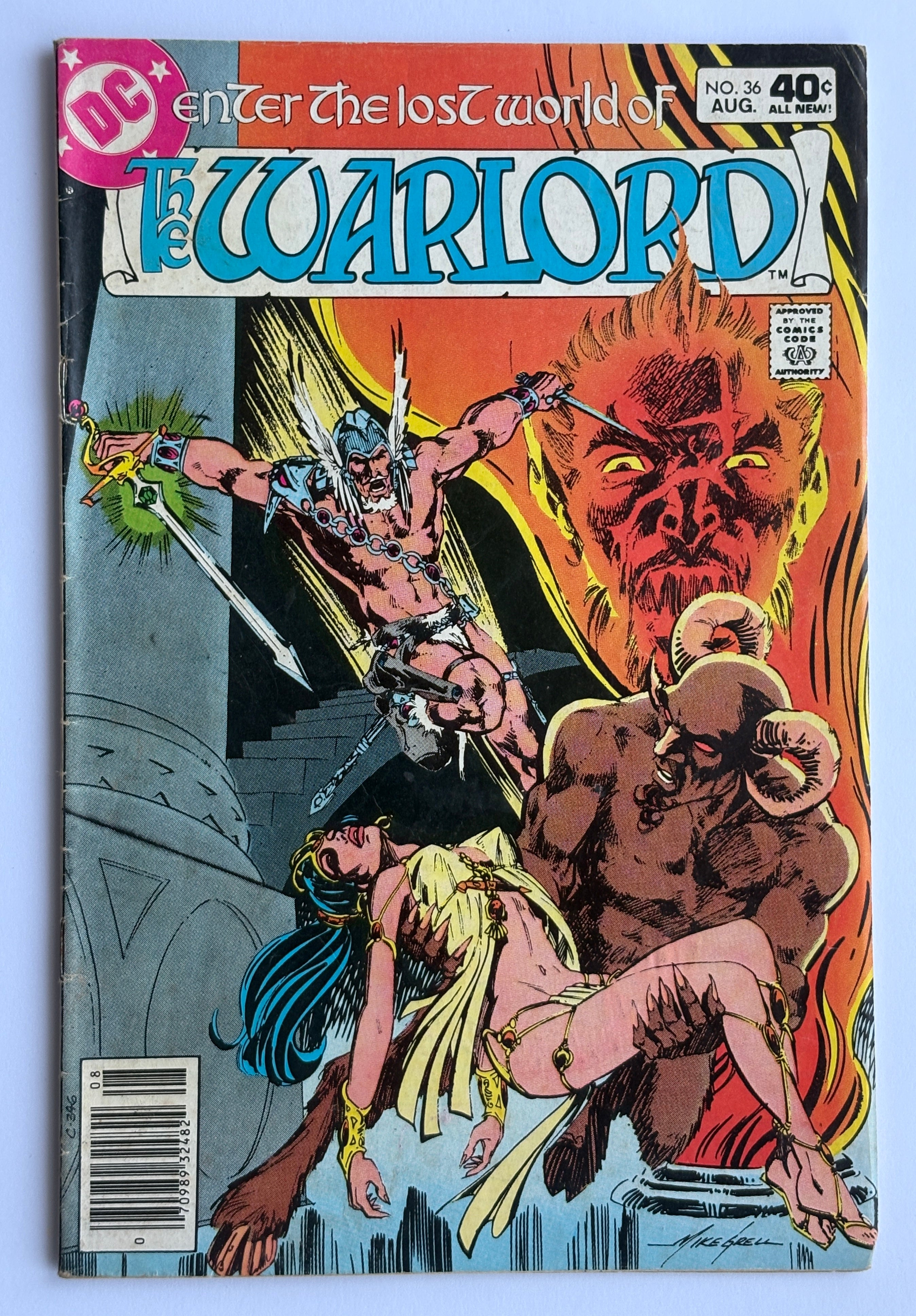 The Warlord #36 - DC Comics - August 1980 GD+ 3.5