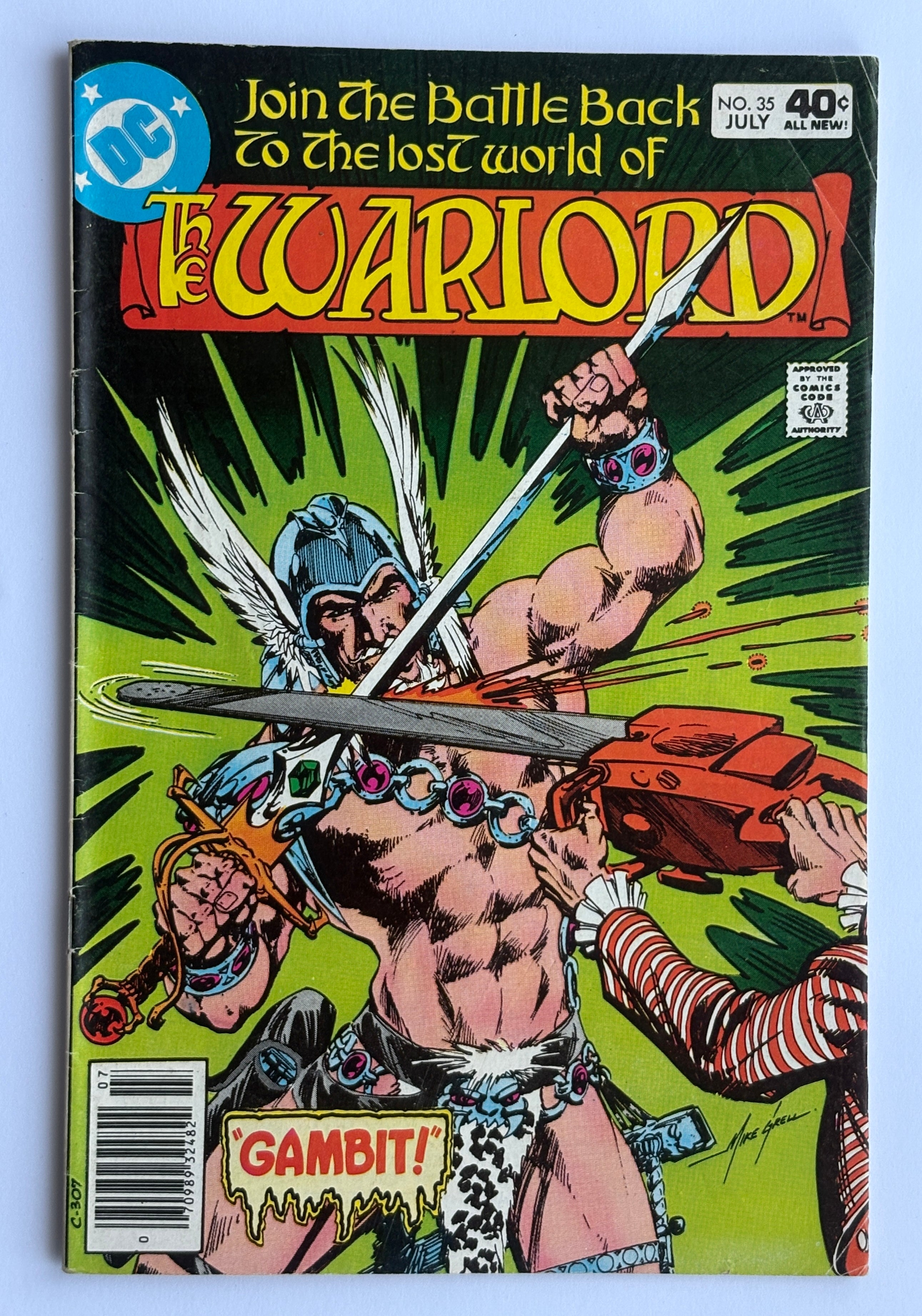 The Warlord #35 - DC Comics - July 1980 FN 6.0