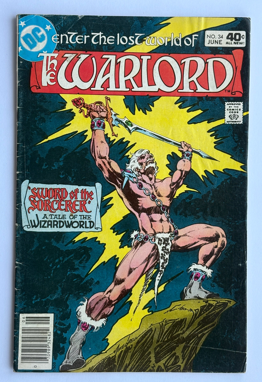 The Warlord #34 - DC Comics - June 1980 VG 4.0