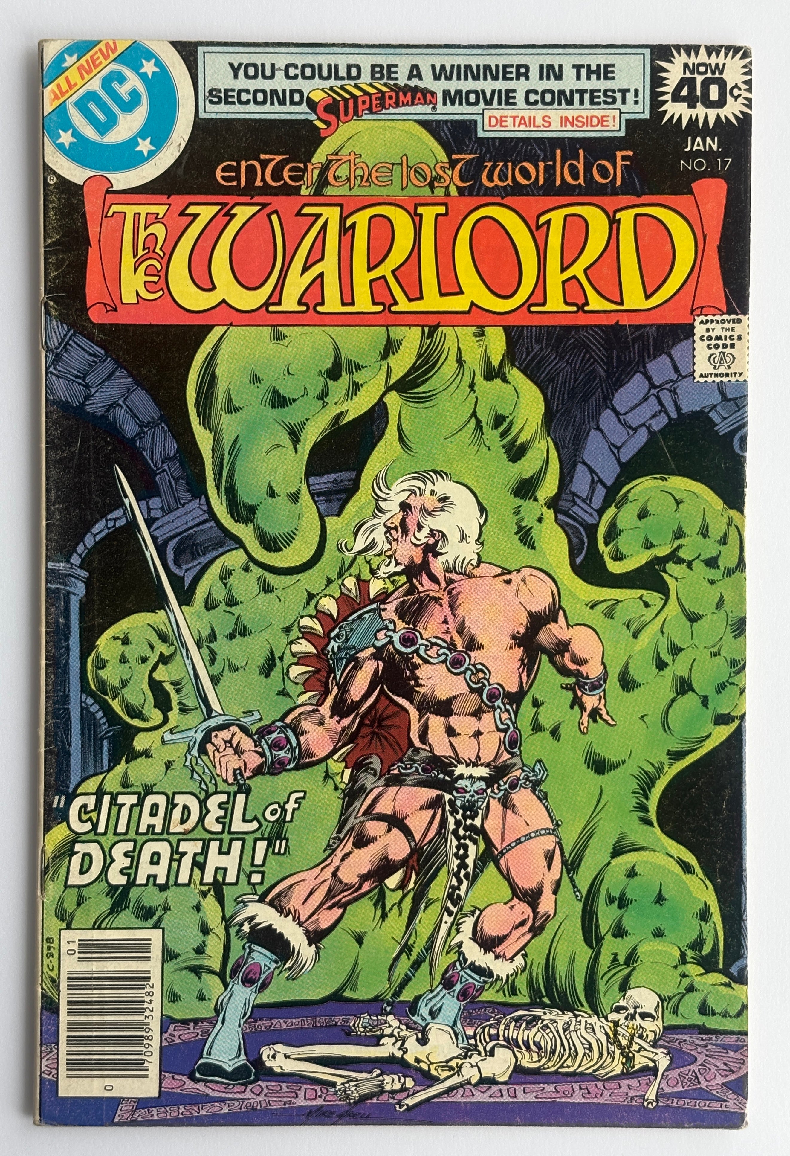 The Warlord #17 - DC Comics - January 1979 FN+ 6.5