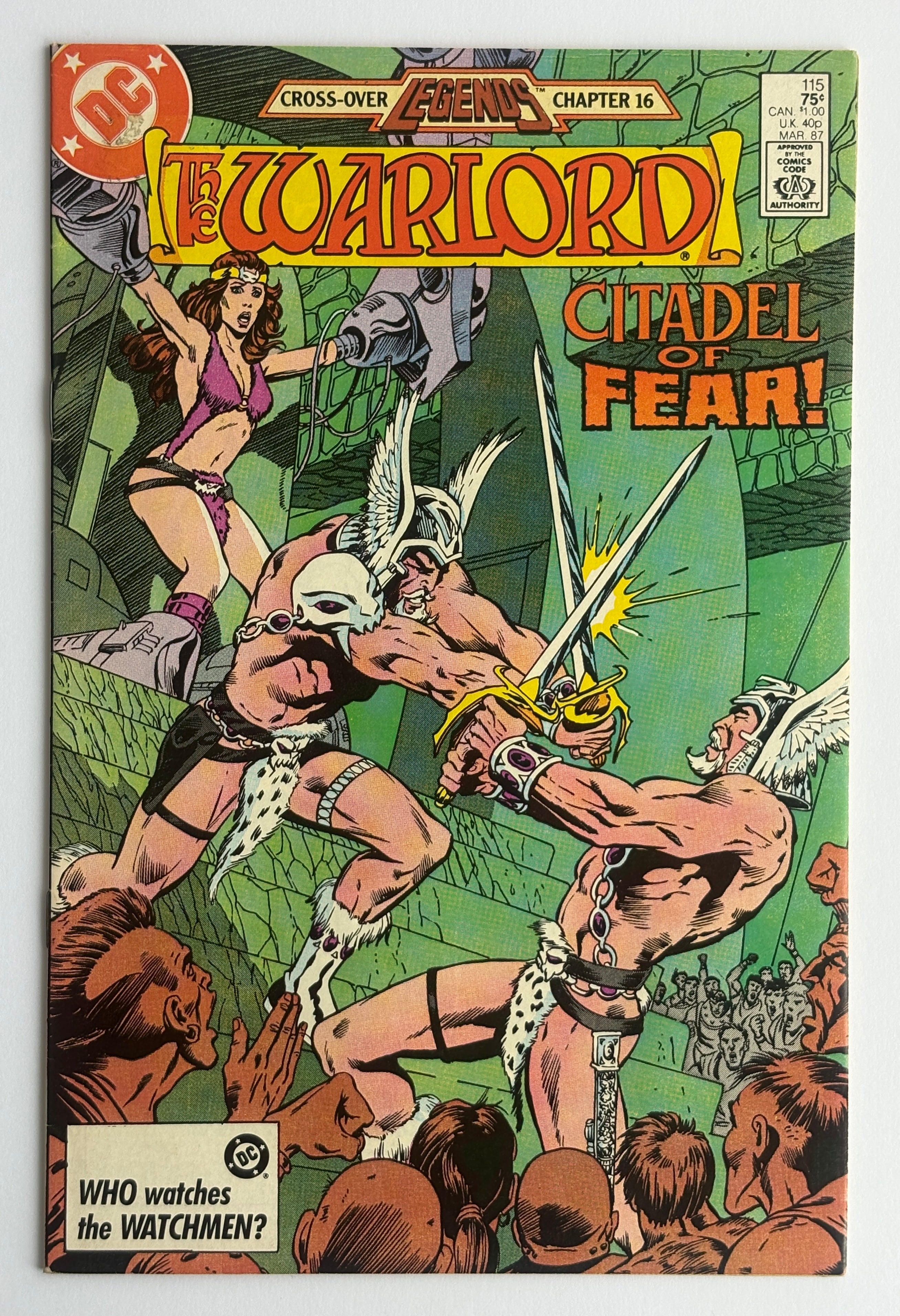 The Warlord #115 - DC Comics March 1987 N+ 6.5