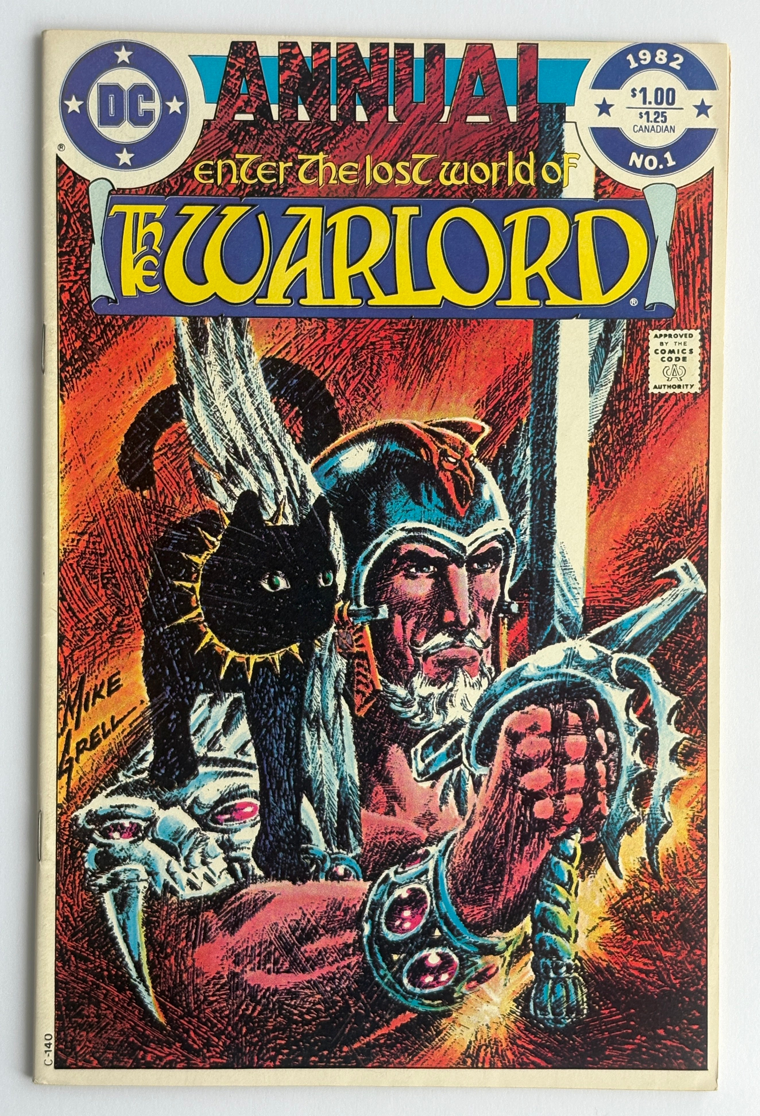The Warlord Annual #1 - DC Comics 1982 F/VF 7.0