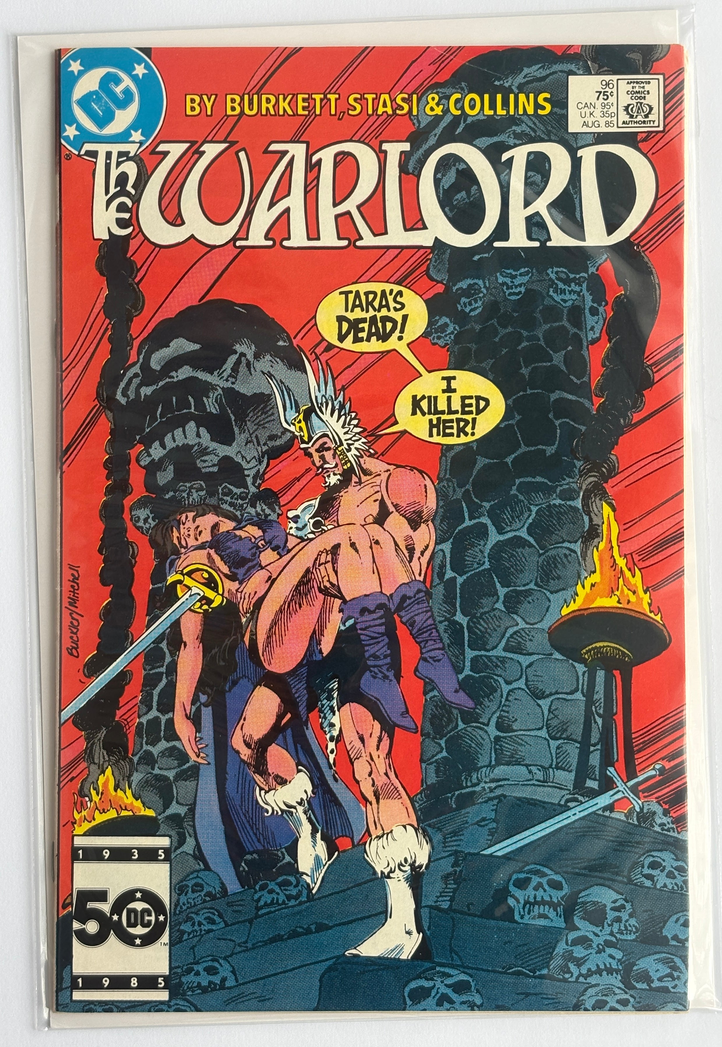 The Warlord #96 - DC Comics - August 1985 F/VF 7.0