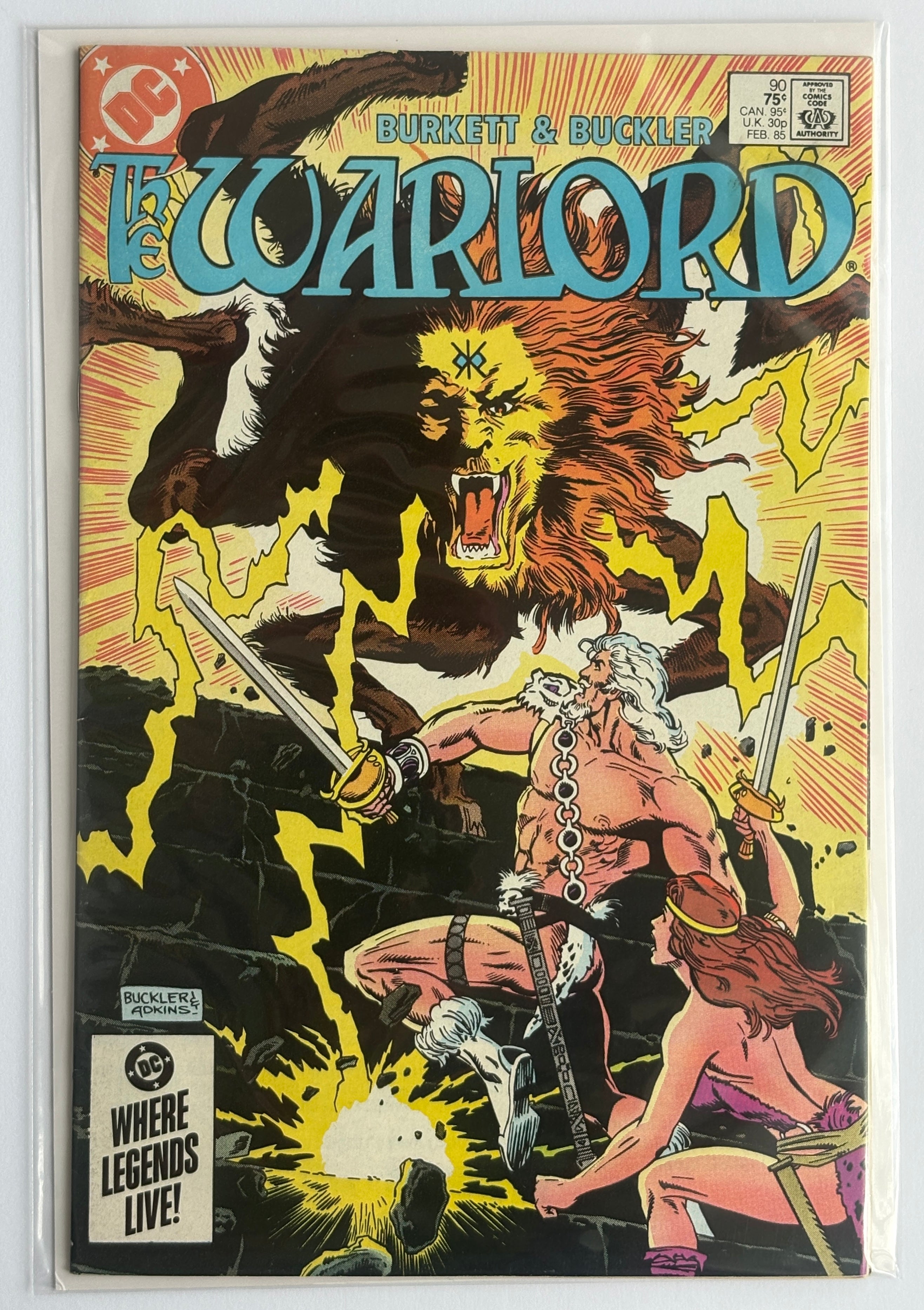 The Warlord #90 - DC Comics - February 1985 F/VF 7.0