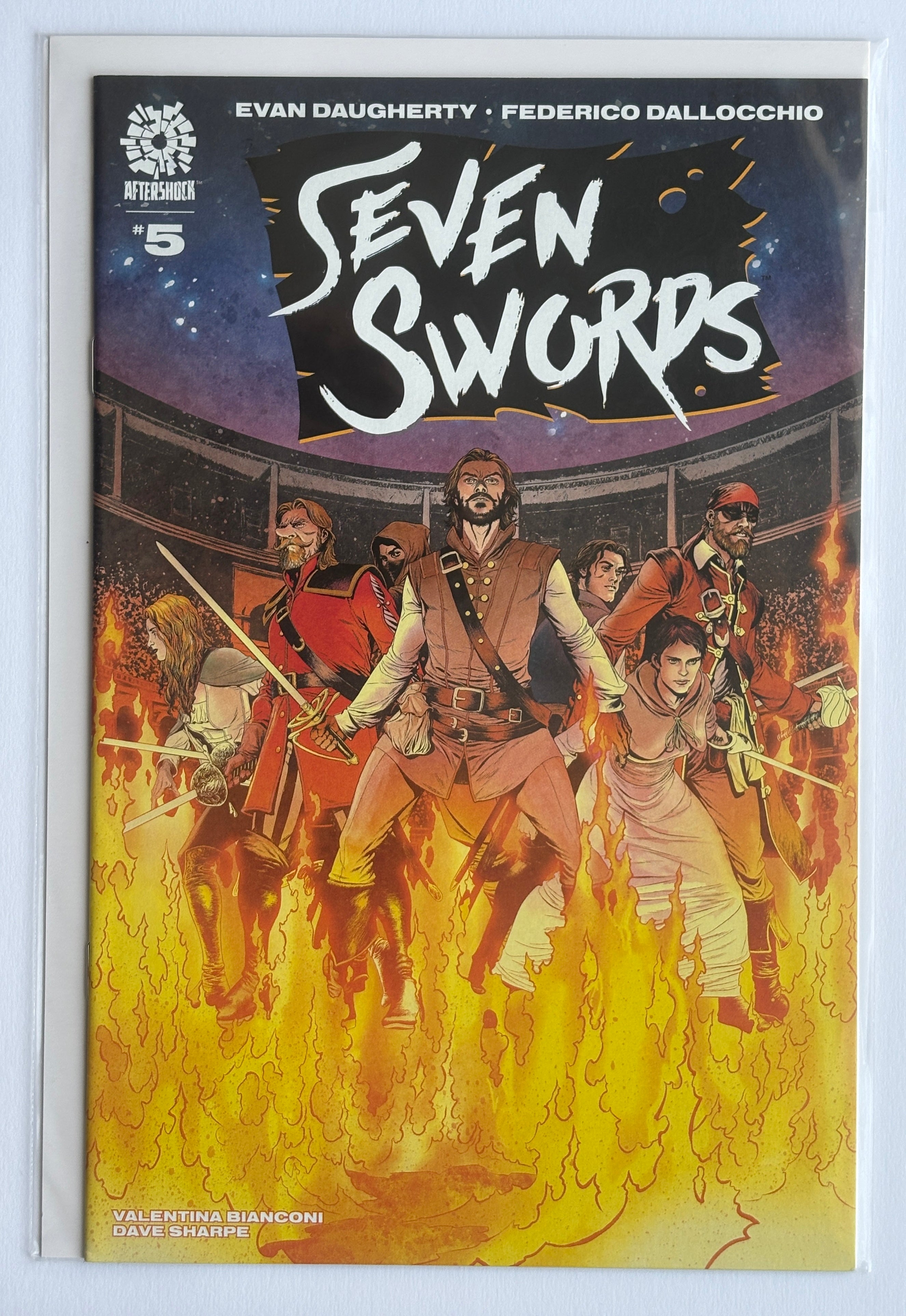 Seven Swords #5 - 1st Printing Aftershock Comics January 2022 VF/NM 9.0