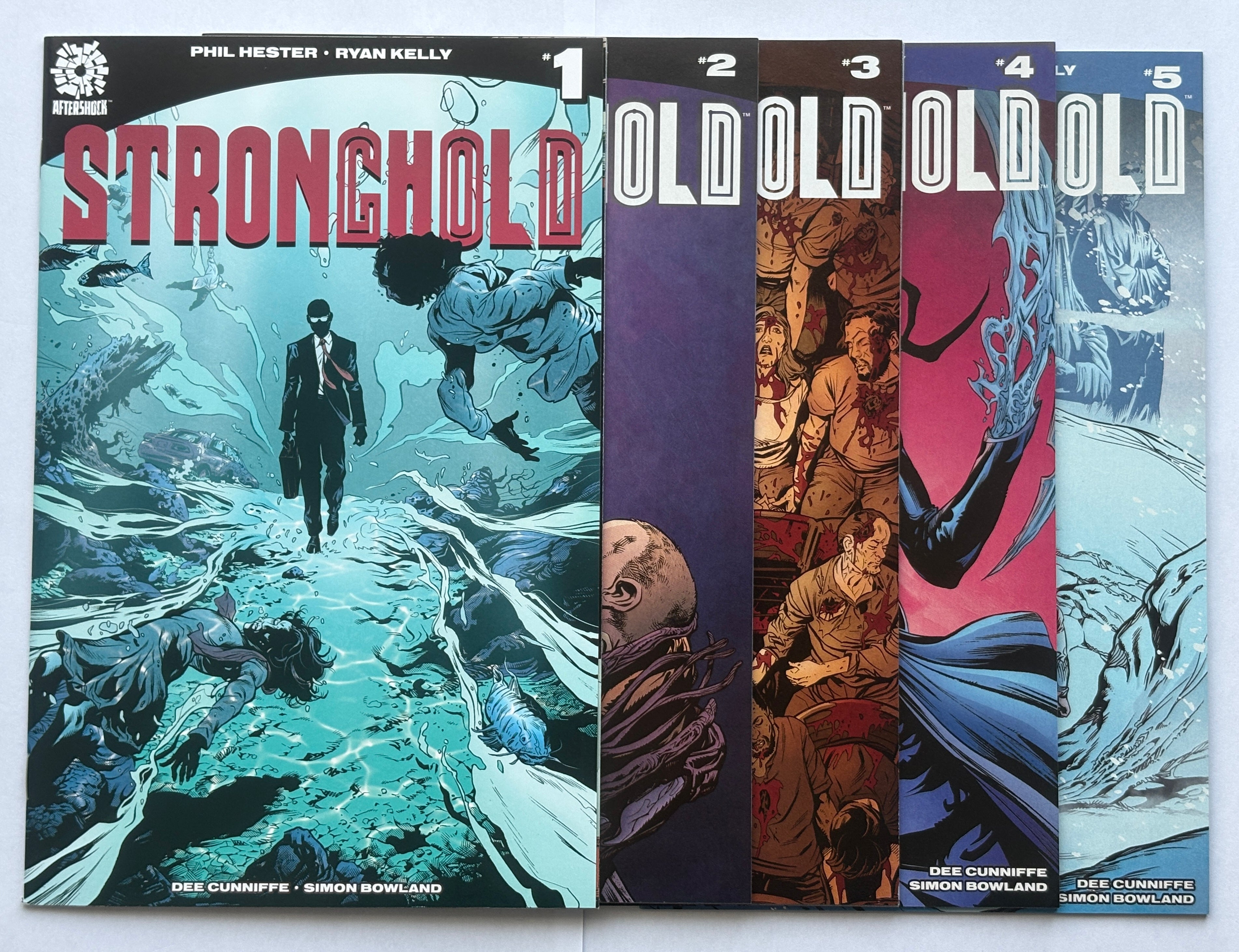 Stronghold #1 to 5 Complete Set (5 Comics) Aftershock Comics 2019 VF+ 8.5