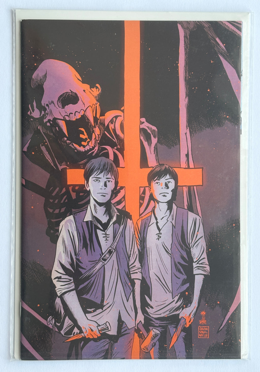 Brothers Dracul #1 - Trade Dress & Virgin Variant Set Aftershock 2018 VF/NM 9.0
