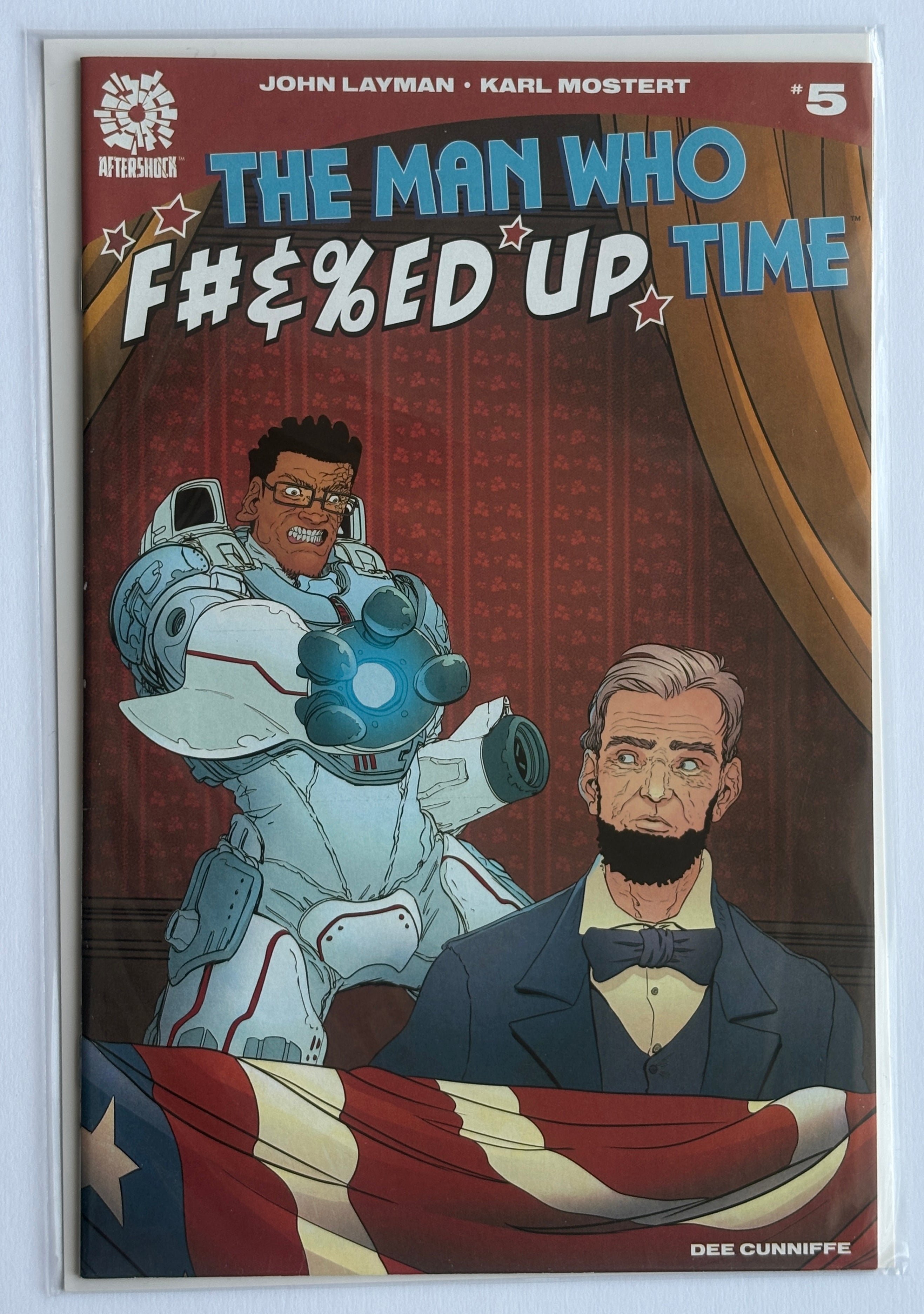 The Man Who F#&%ED Up Time #5 - 1st Printing Aftershock August 2020 VF/NM 9.0