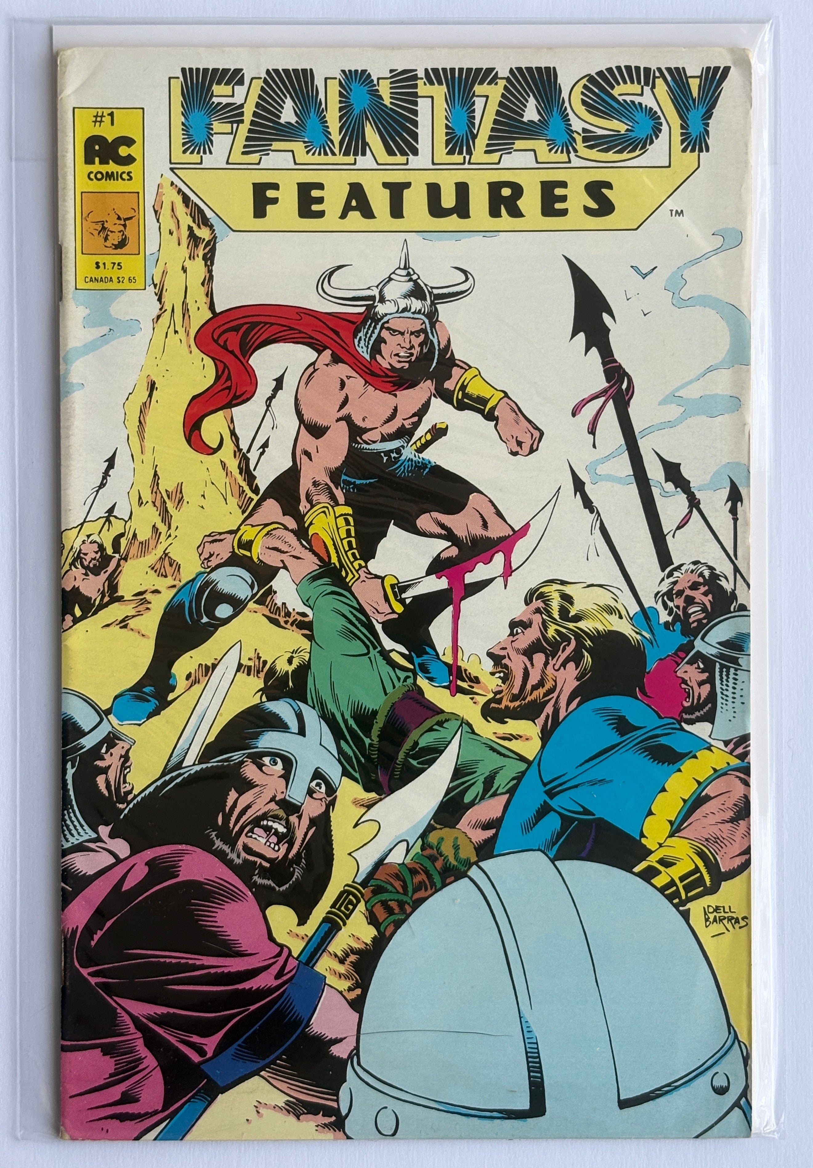 Fantasy Features #1 (1 of 3) AC Comics 1987 FN 6.0