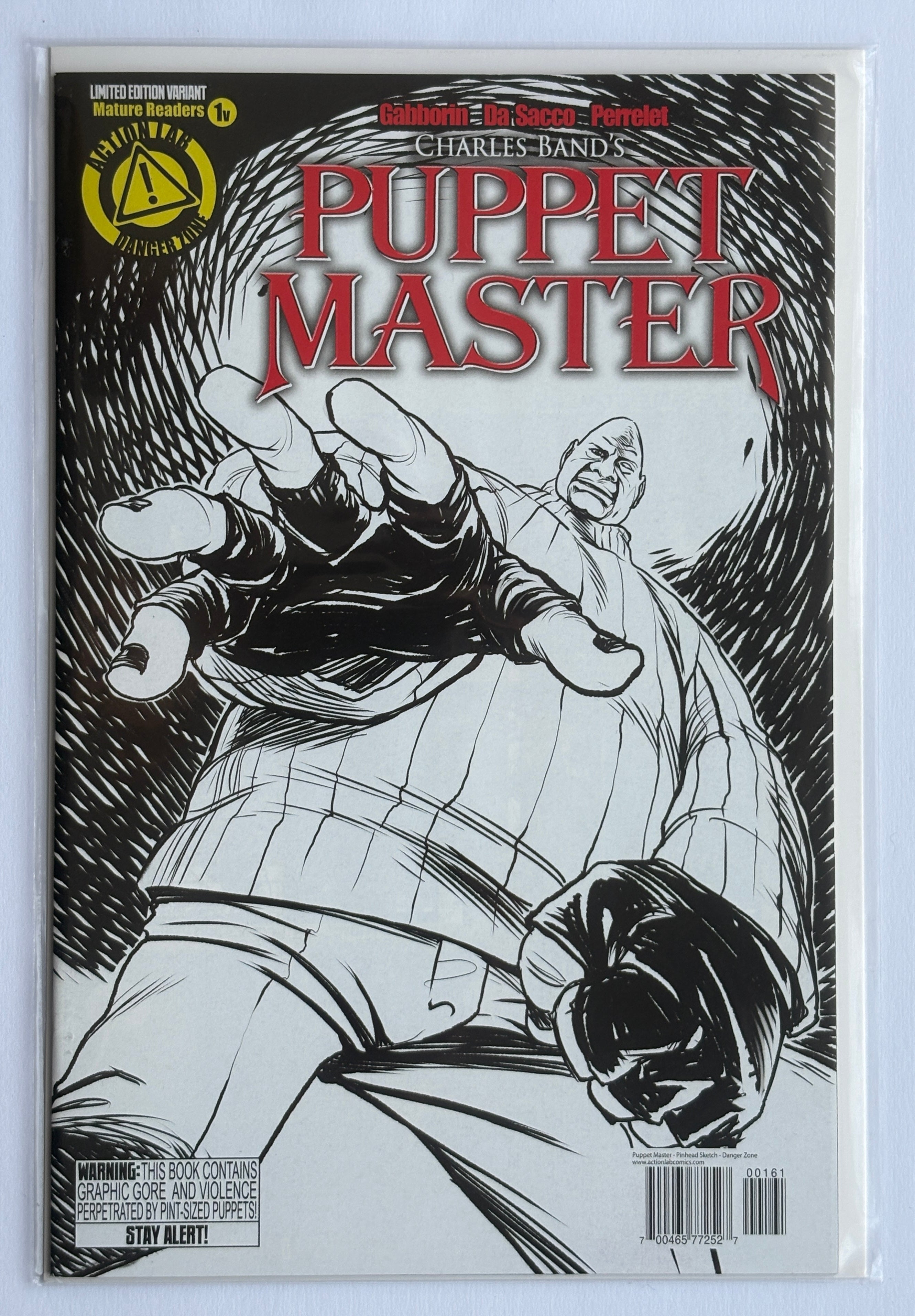 Puppet Master #1 -  Limited Edition Variant Action Lab March 2015 VF+ 8.5
