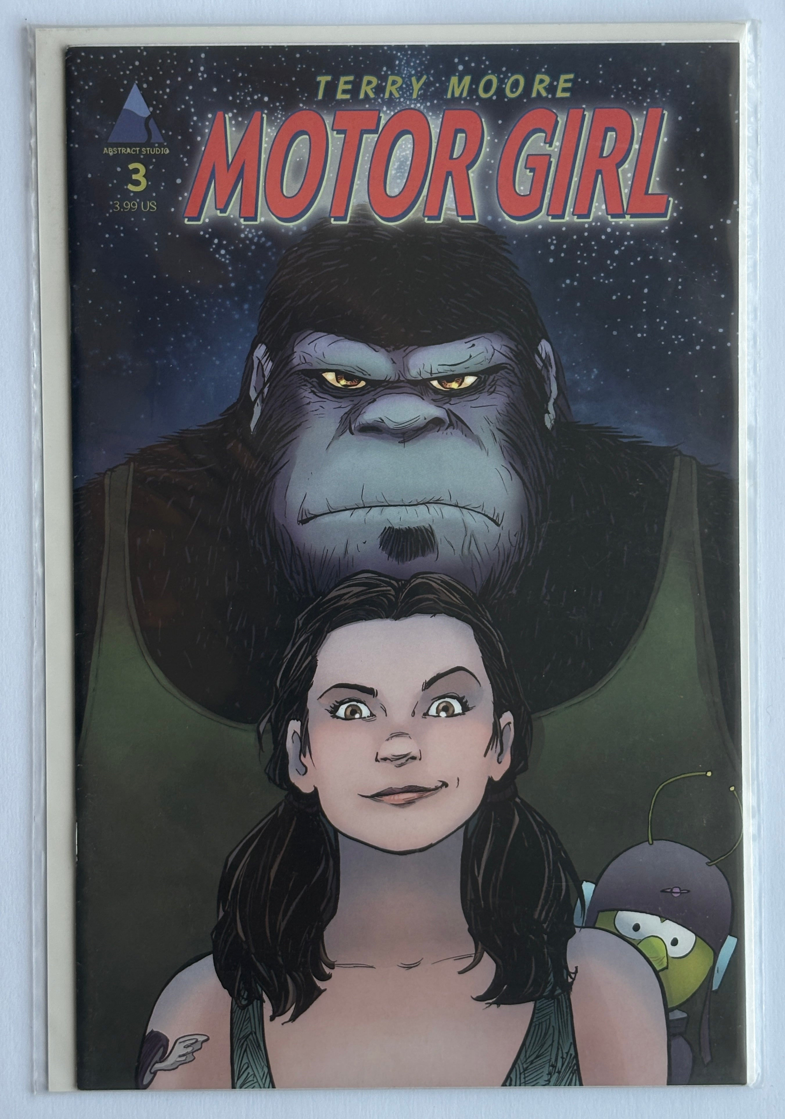 Motor Girl #3 - 1st Printing - Terry Moore Abstract Studio January 2017 VF 8.0