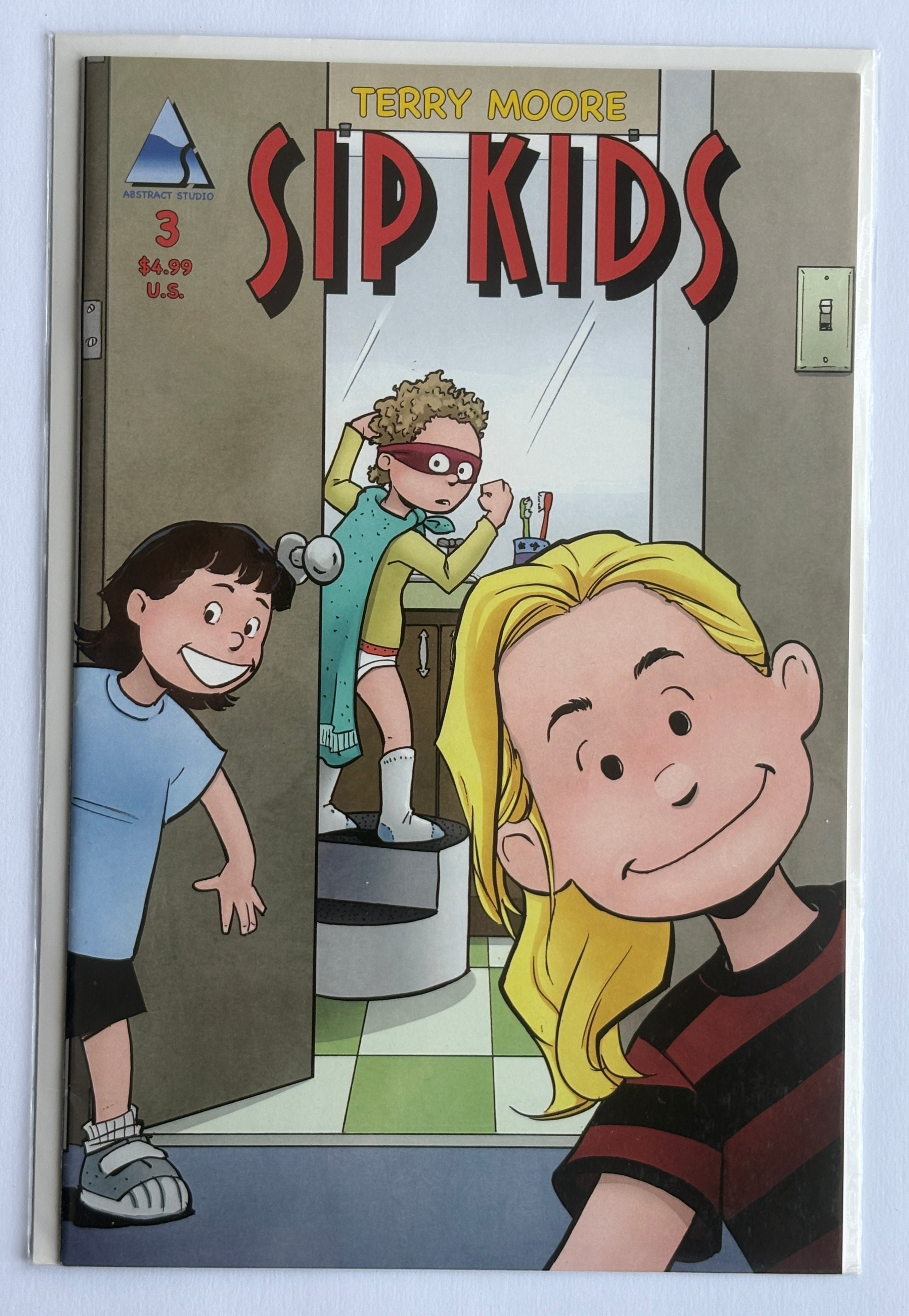 SIP Kids #3 - 1st Printing - Abstract Studio 2015 VF+ 8.5