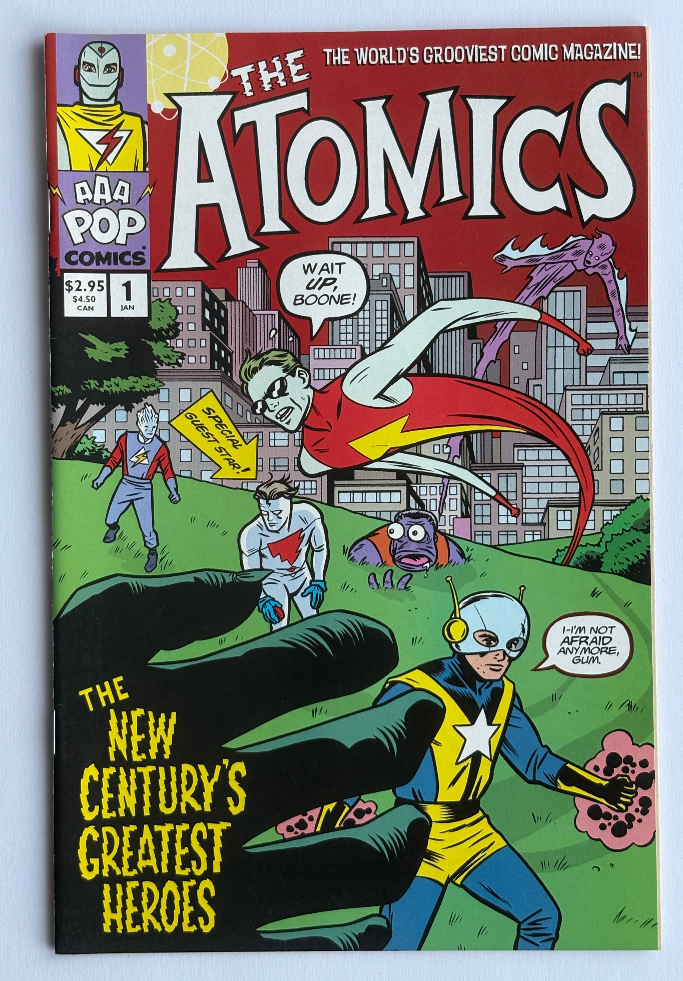 The Atomics #1 - New Century's Greatest Heroes AAA Pop Comics Jan 2000 VF/NM 9.0