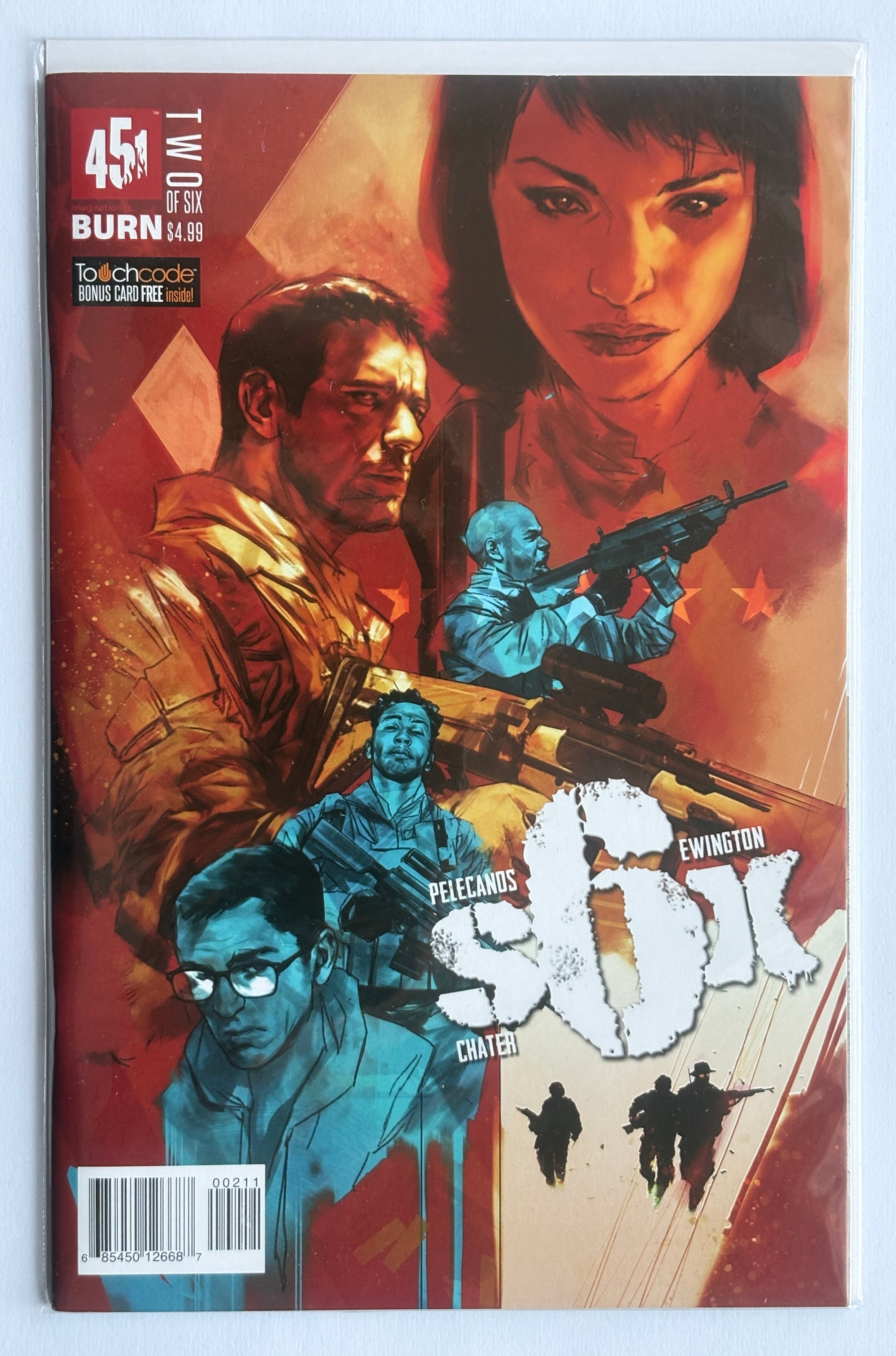 Six #2 (2 of 6) - 1st Printing 451 Media December 2015 VF+ 8.5