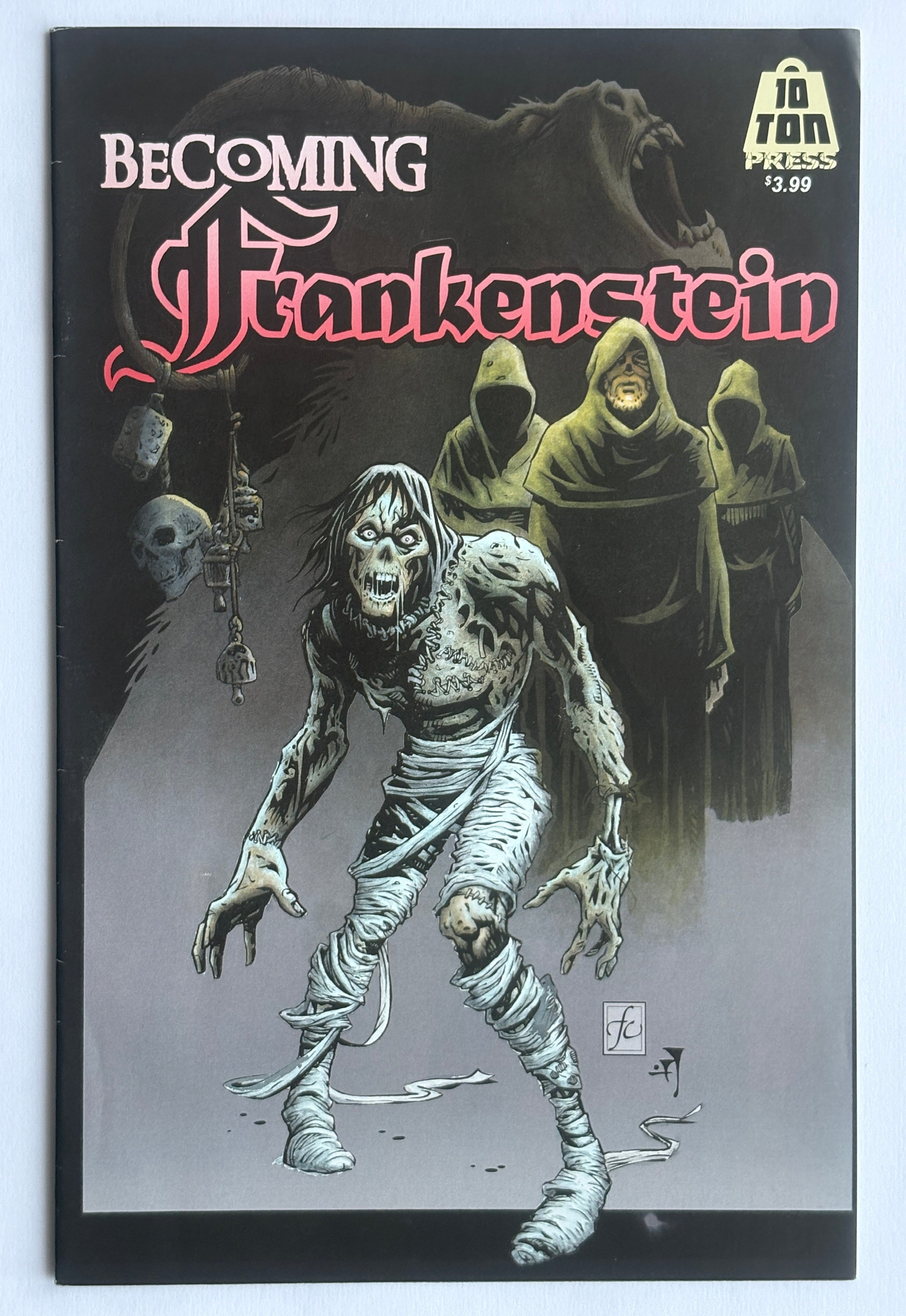 Becoming Frankenstein #4 (4 of 6) 10 Ton Press November 2022 F/VF 7.0