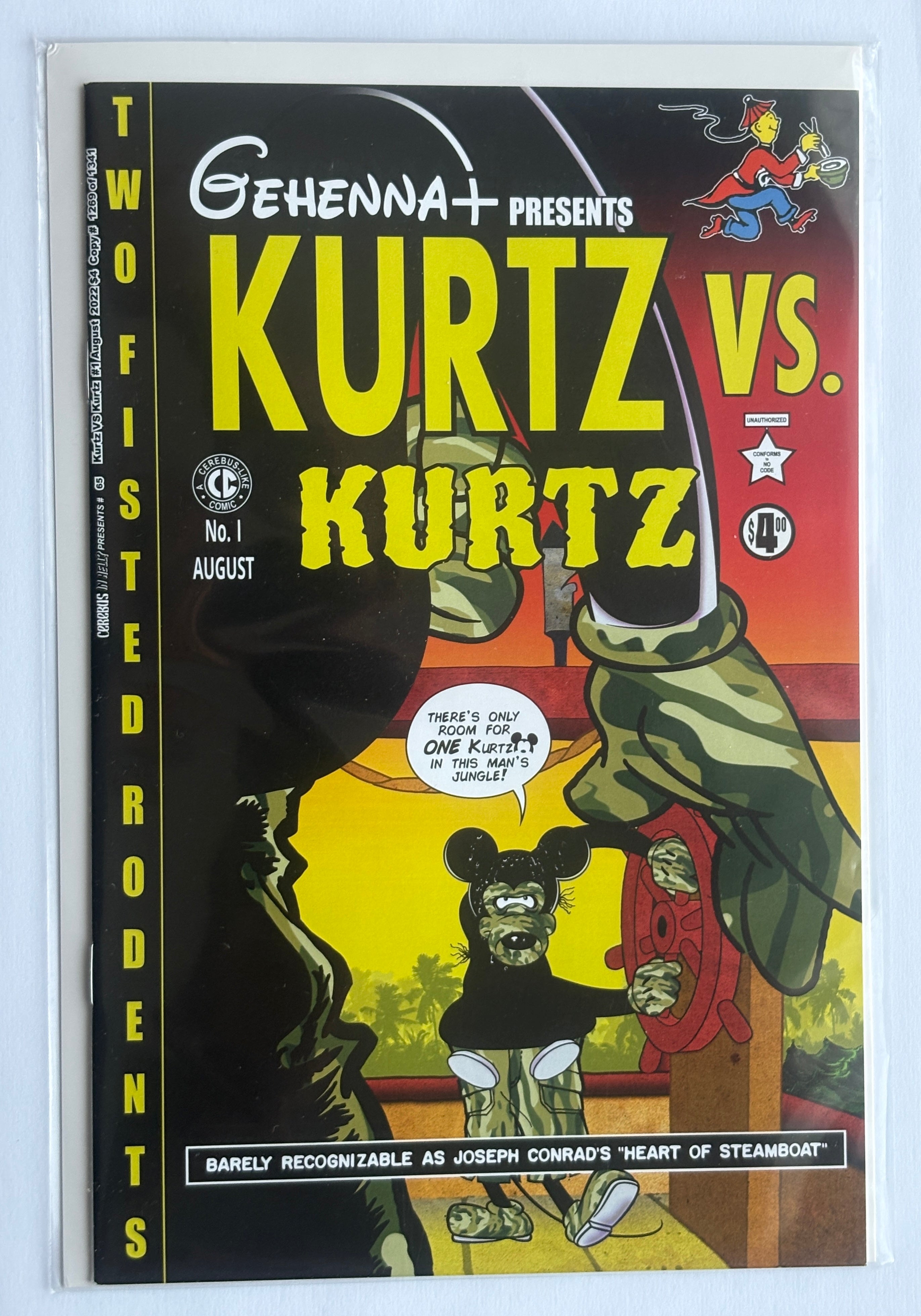 Kurtz vs Kurtz #1 - Aardvark Venaheim Inc August 2022 VF+ 8.5