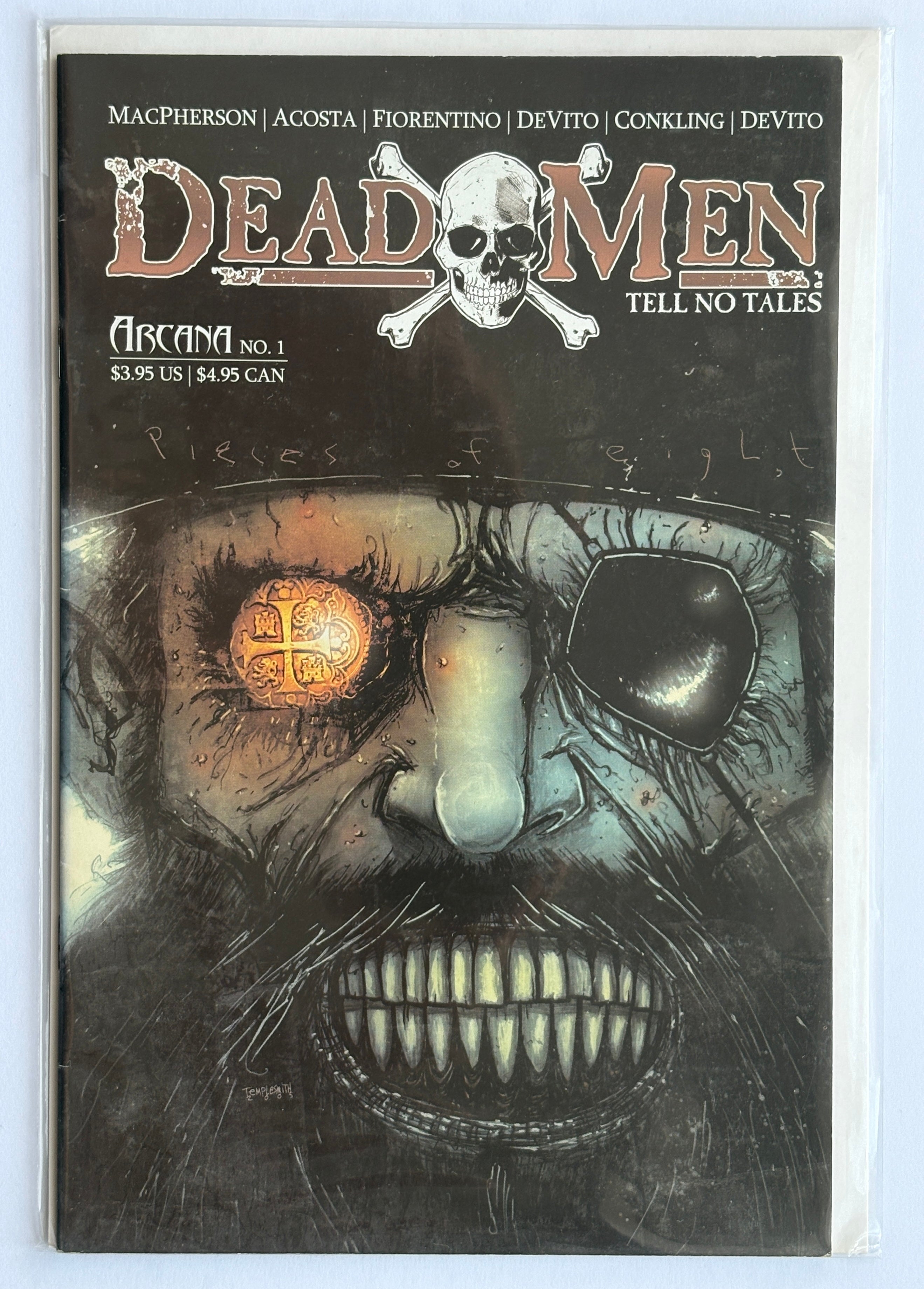 Dead Men Tell No Tales #1 - Devito, MacPherson, Acosta - Arcana 2005 F/VF 7.0