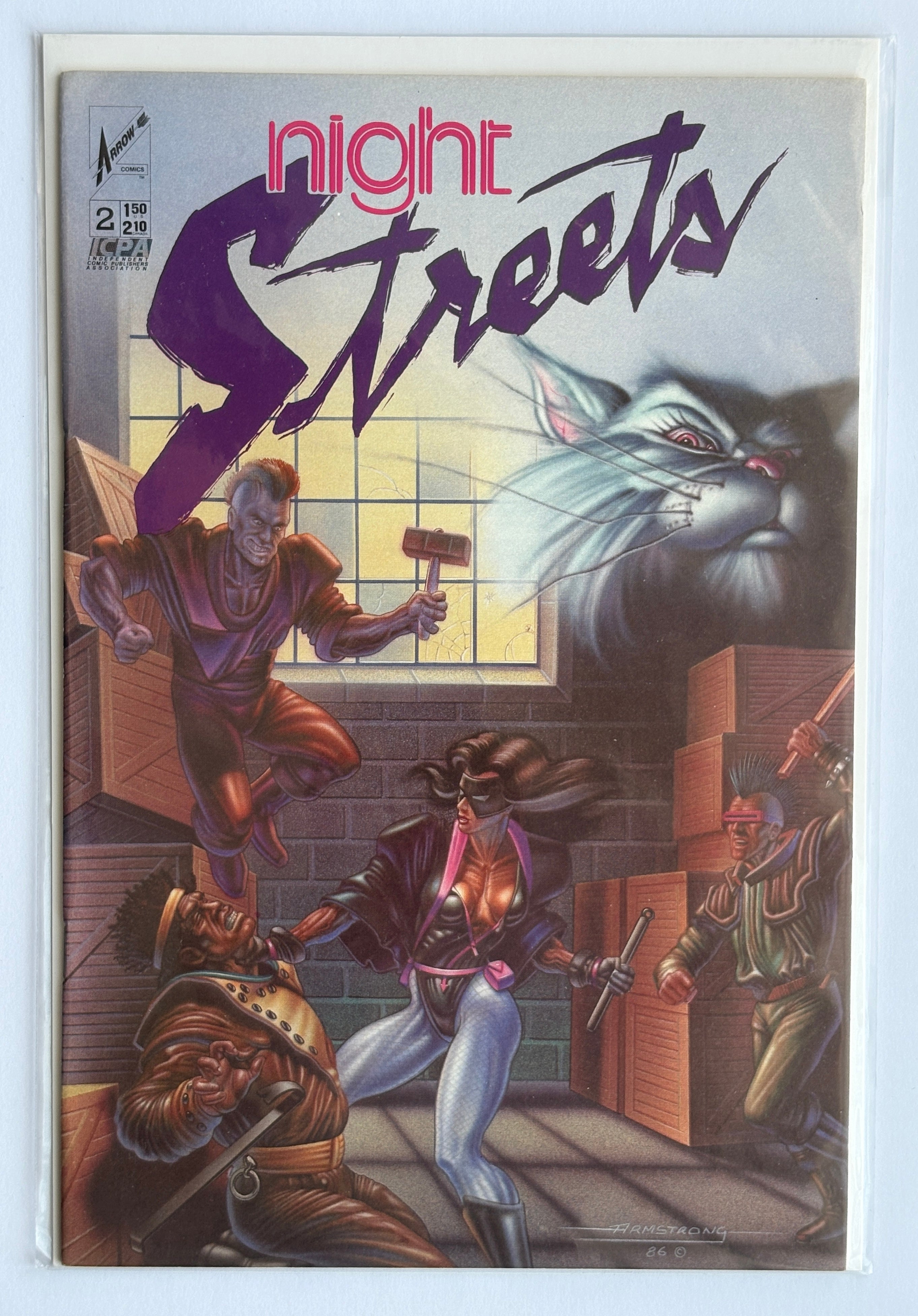 Night Streets #2 - Arrow Comics 1986 VF 8.0