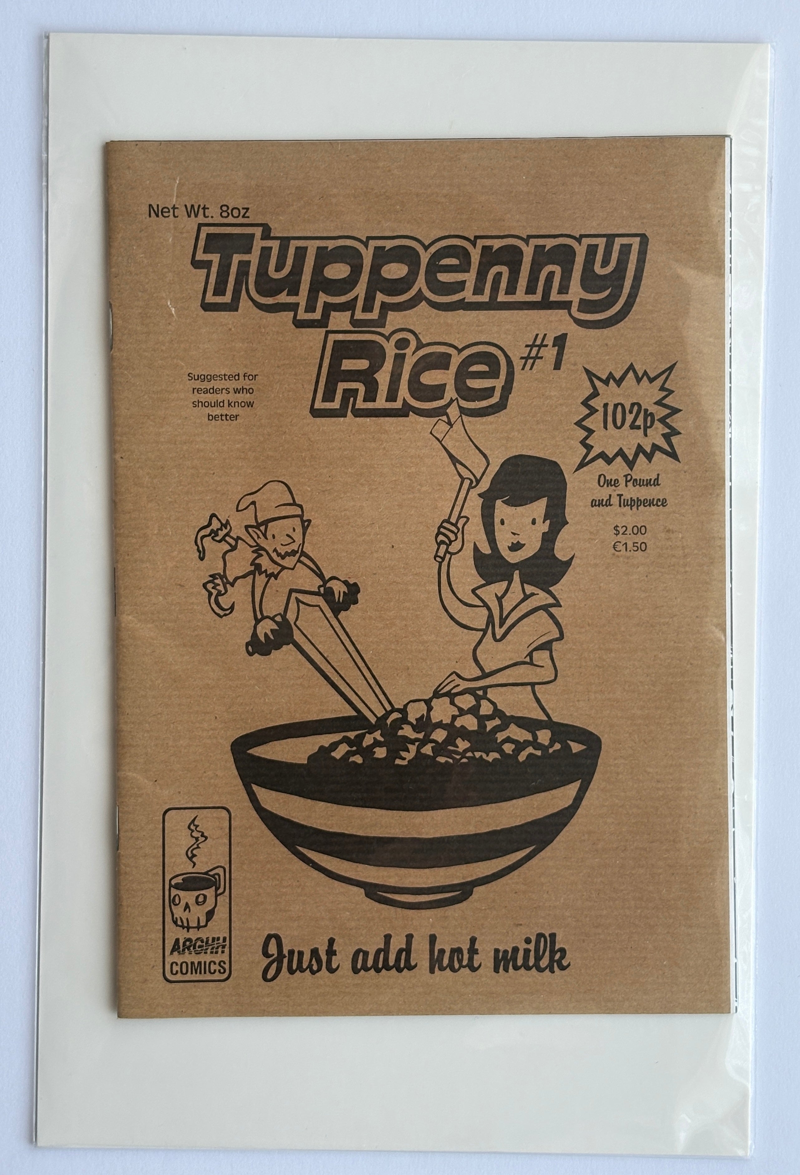 Tuppeny Rice #1 - 1st Printing - Cameron Kerr - ARGHH Comics 2004 VF- 7.5