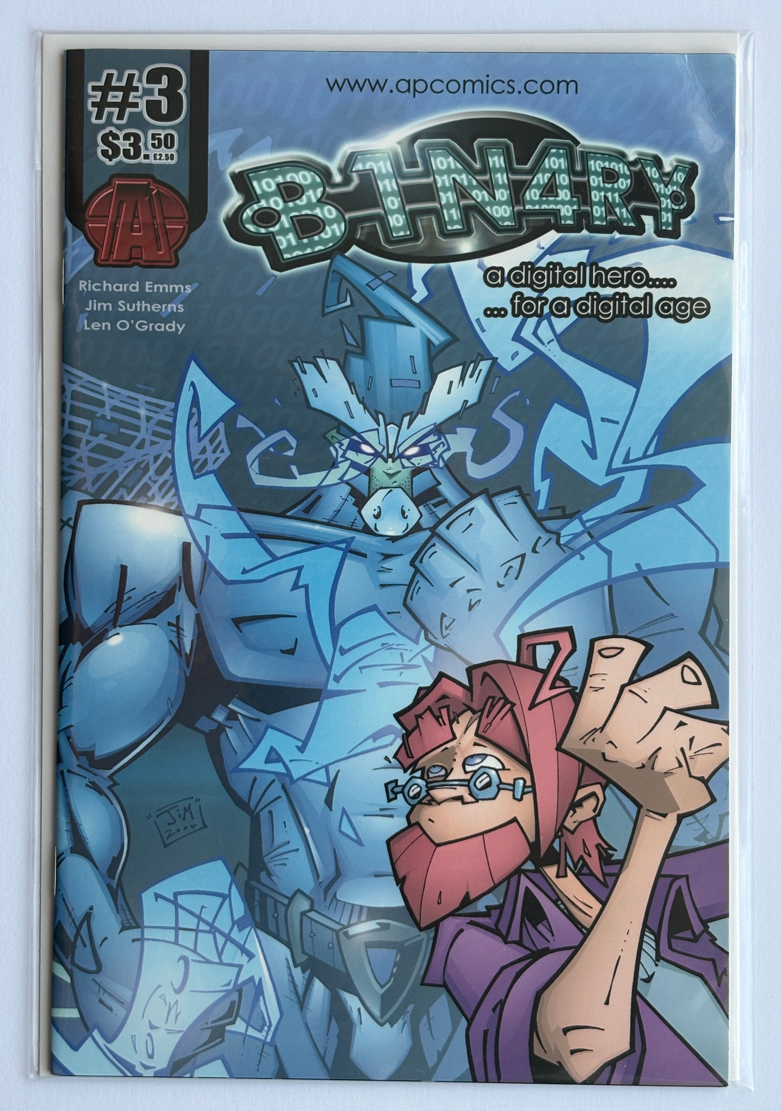 B1n4ry #3 - Binary - 1st Printing APC Comics September 2004 F/VF 7.0