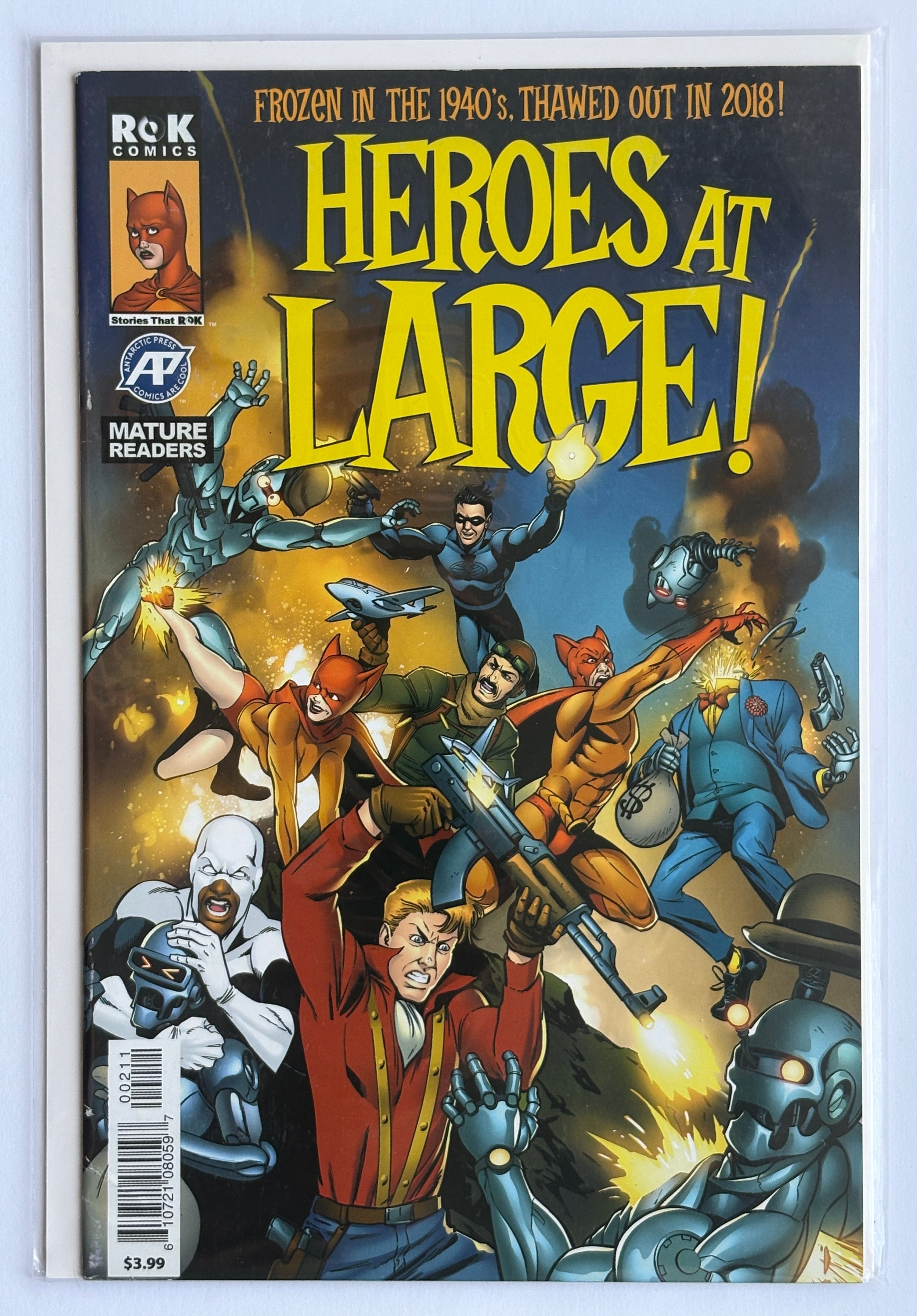 Heroes at Large #2 (2 of 3) 1st Printing  Antarctic Press 2019 FN 6.0
