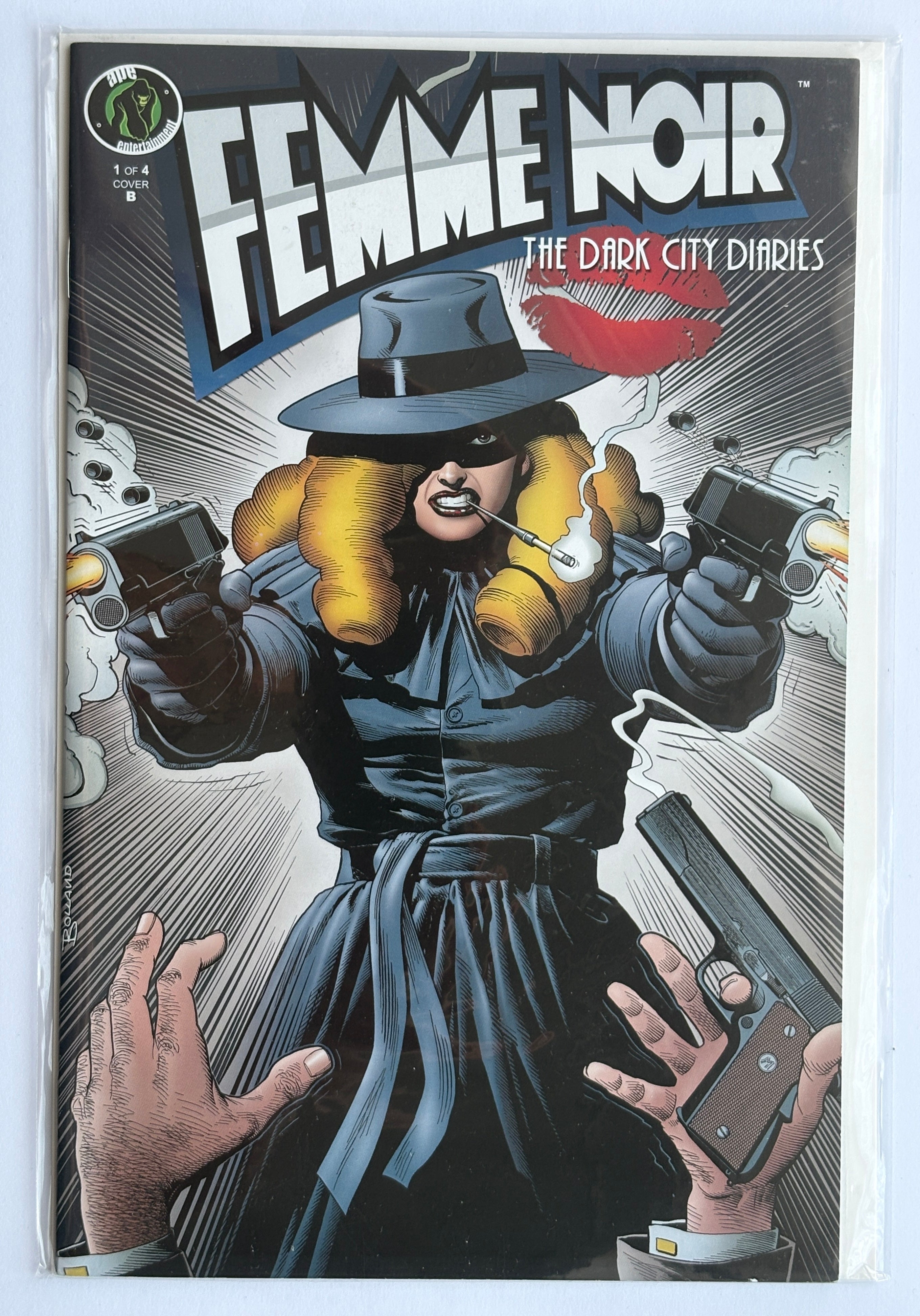 Femme Noir: The Dark City Diaries #1 - Bolland Cover Ape  Comics June 2008 VF+ 8.5