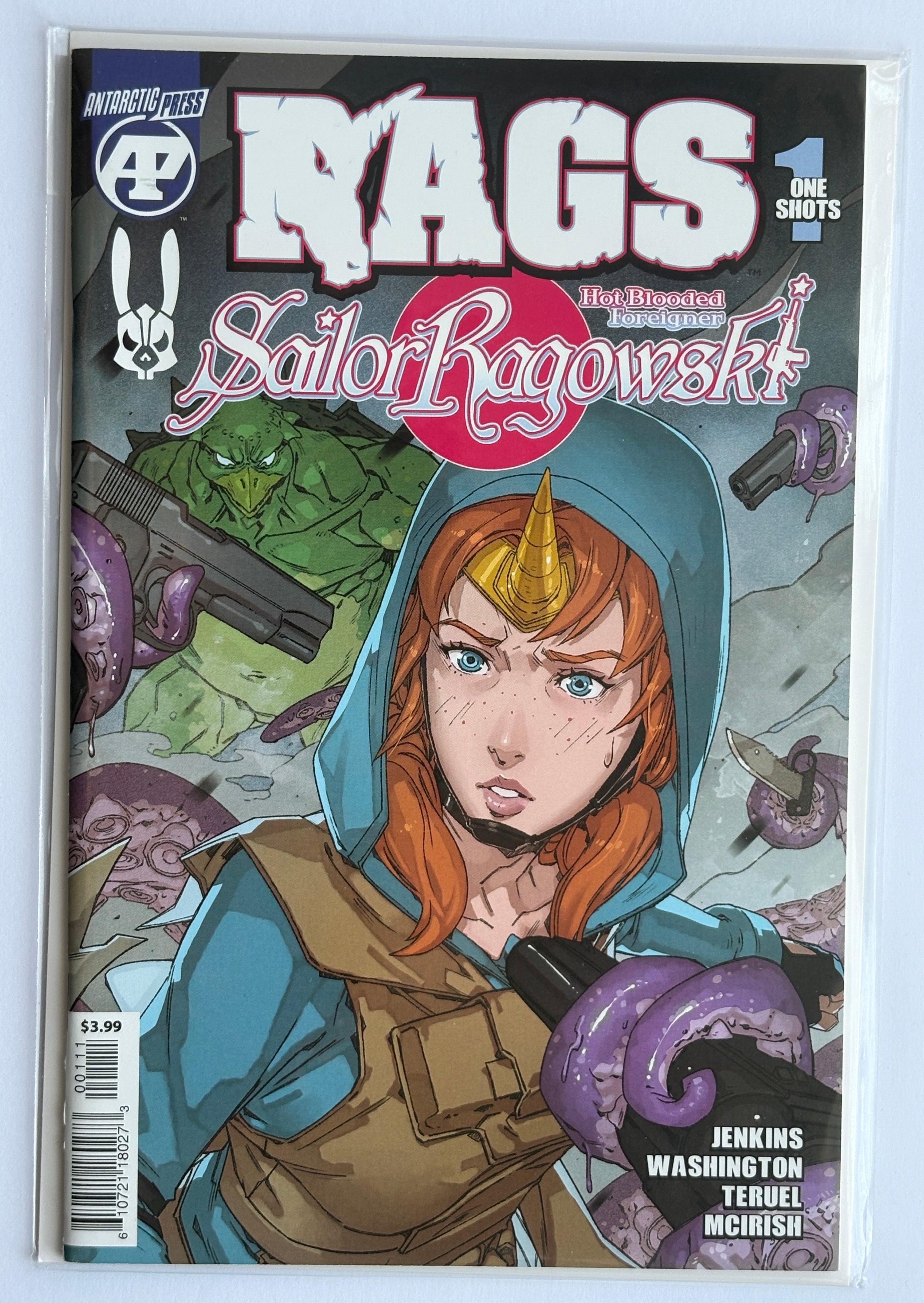 Rags: Sailor Ragowski #1 - 1st Printing Antarctic Press December 2021 VF/NM 9.0