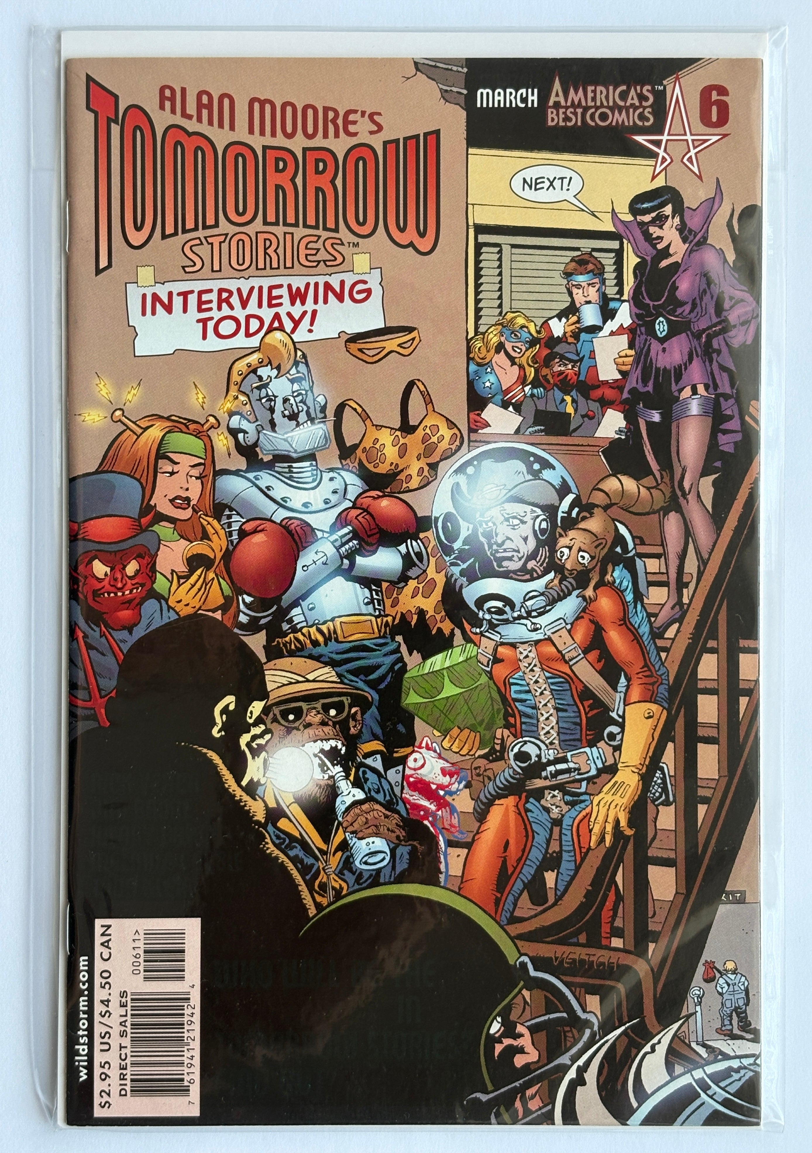 Alan Moore's Tomorrow Stories #6 - 1st Printing America's Best Comics March 2000 VF+ 8.5