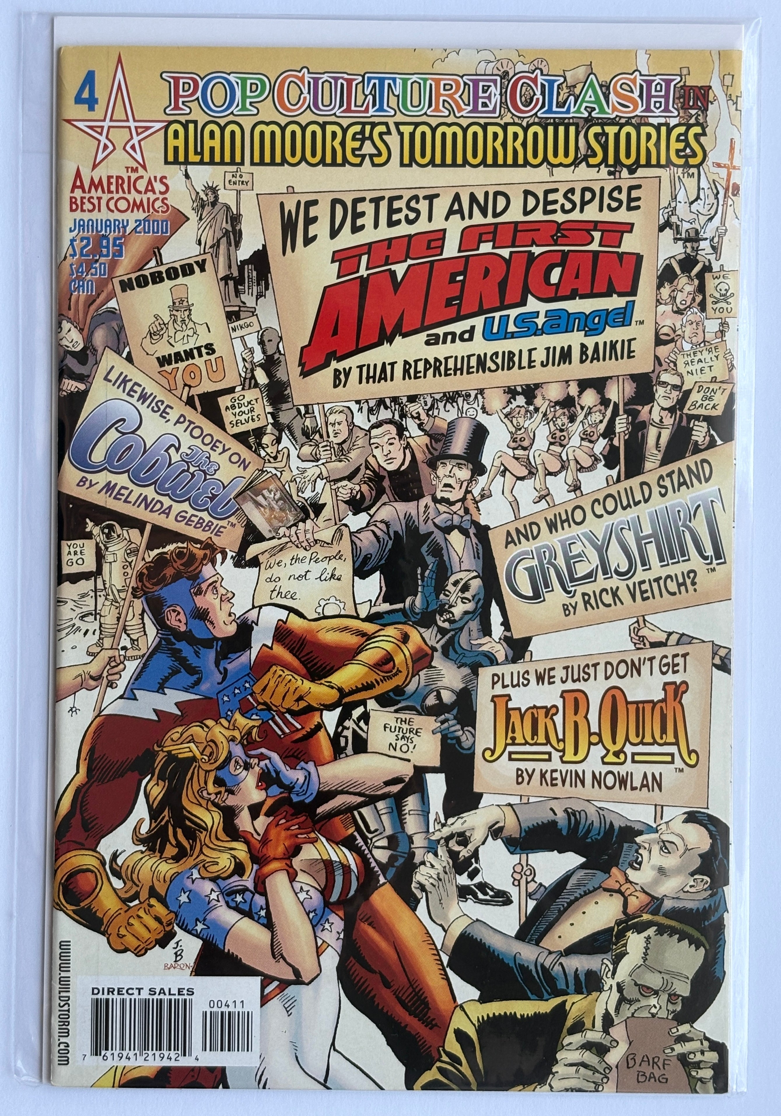 Alan Moores's Tomorrow Stories #4 - 1st Printing America's Best Comics January 2000 VF+ 8.5