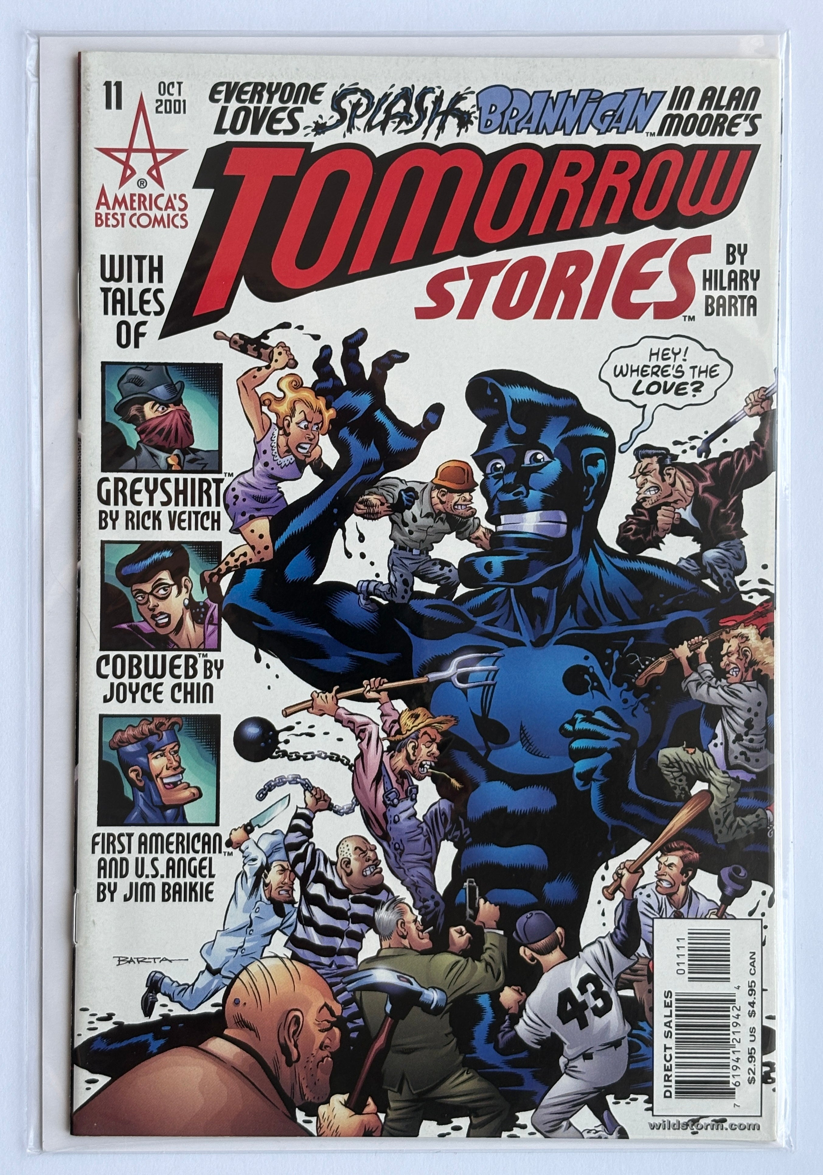 Alan Moore's Tomorrow Stories #11 - 1st Printing America's Best Comics October 2001 VF 8.0
