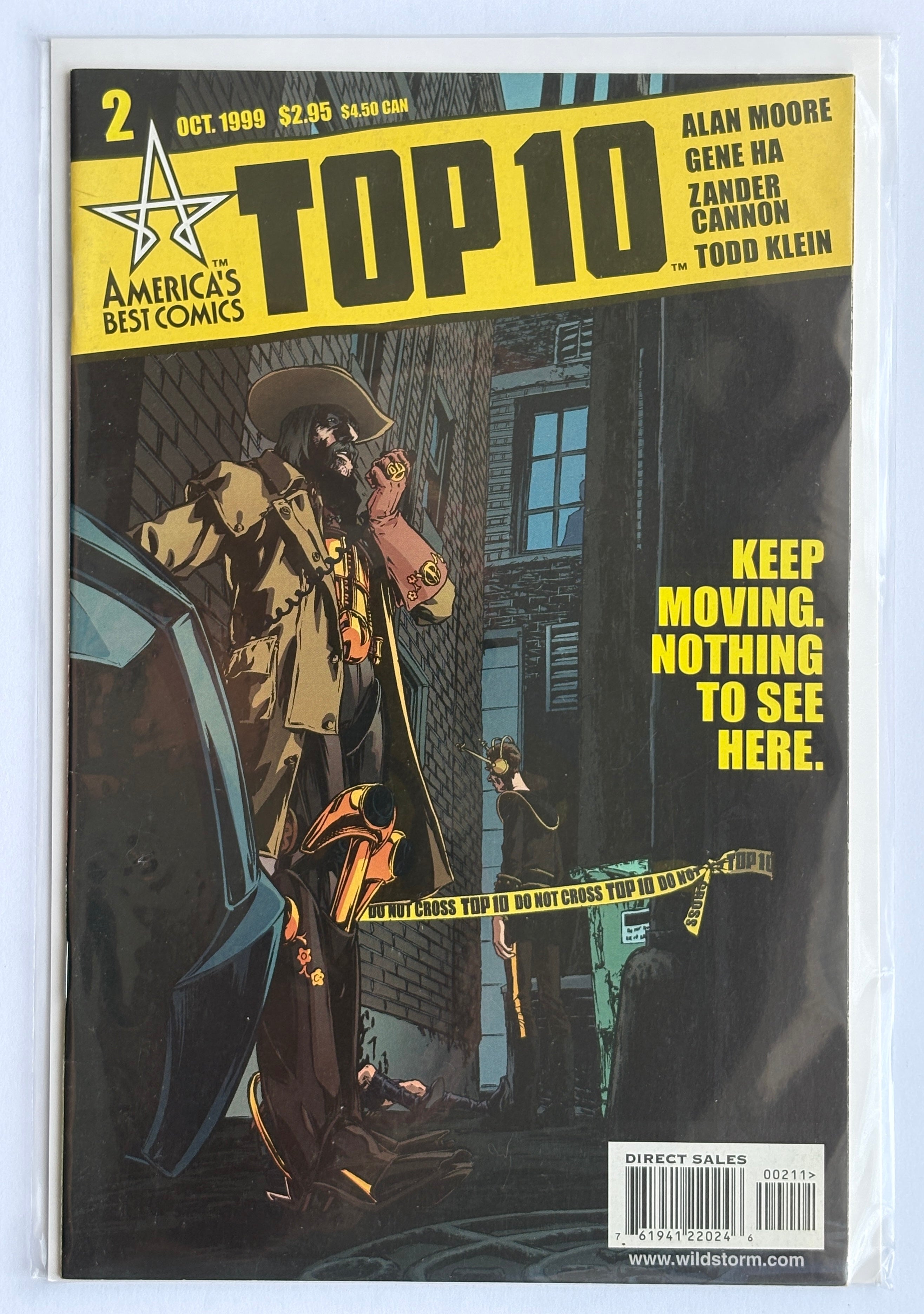 Top 10 #2 - 1st Printing Alan Moore America's Best Comics October 1999 VF- 7.5