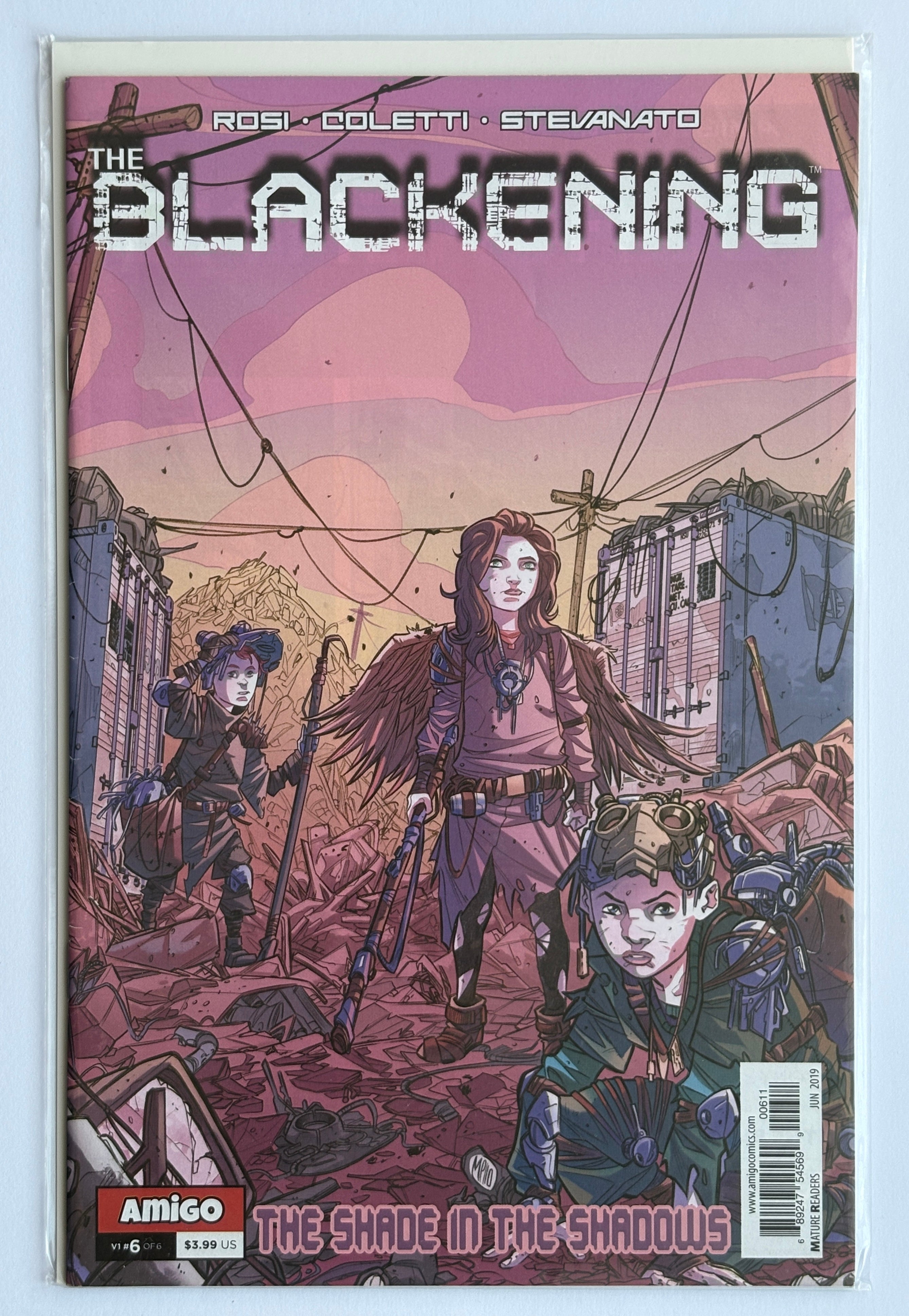 The Blackening #6 - The Shade in the Shadows 1st Print Amigo Comics June 2019 VF 8.0