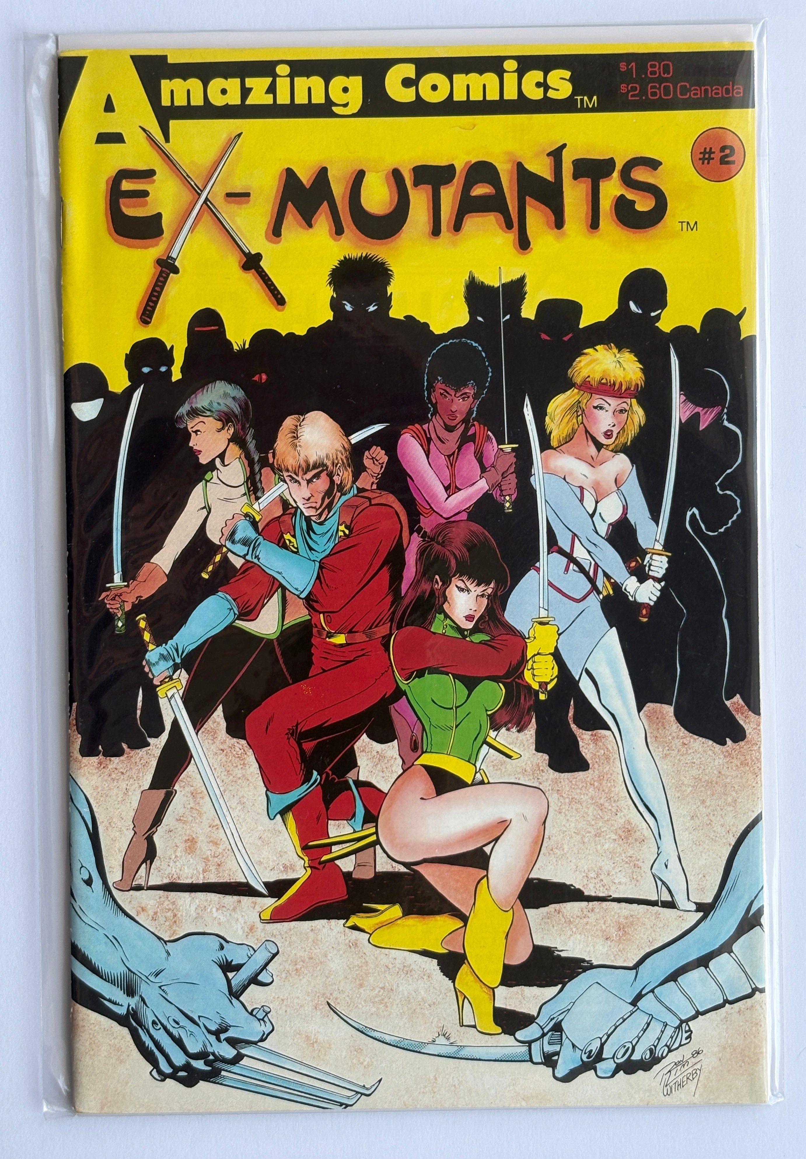 Ex-Mutants #2 - Amazing Comics 1987 F/VF 7.0