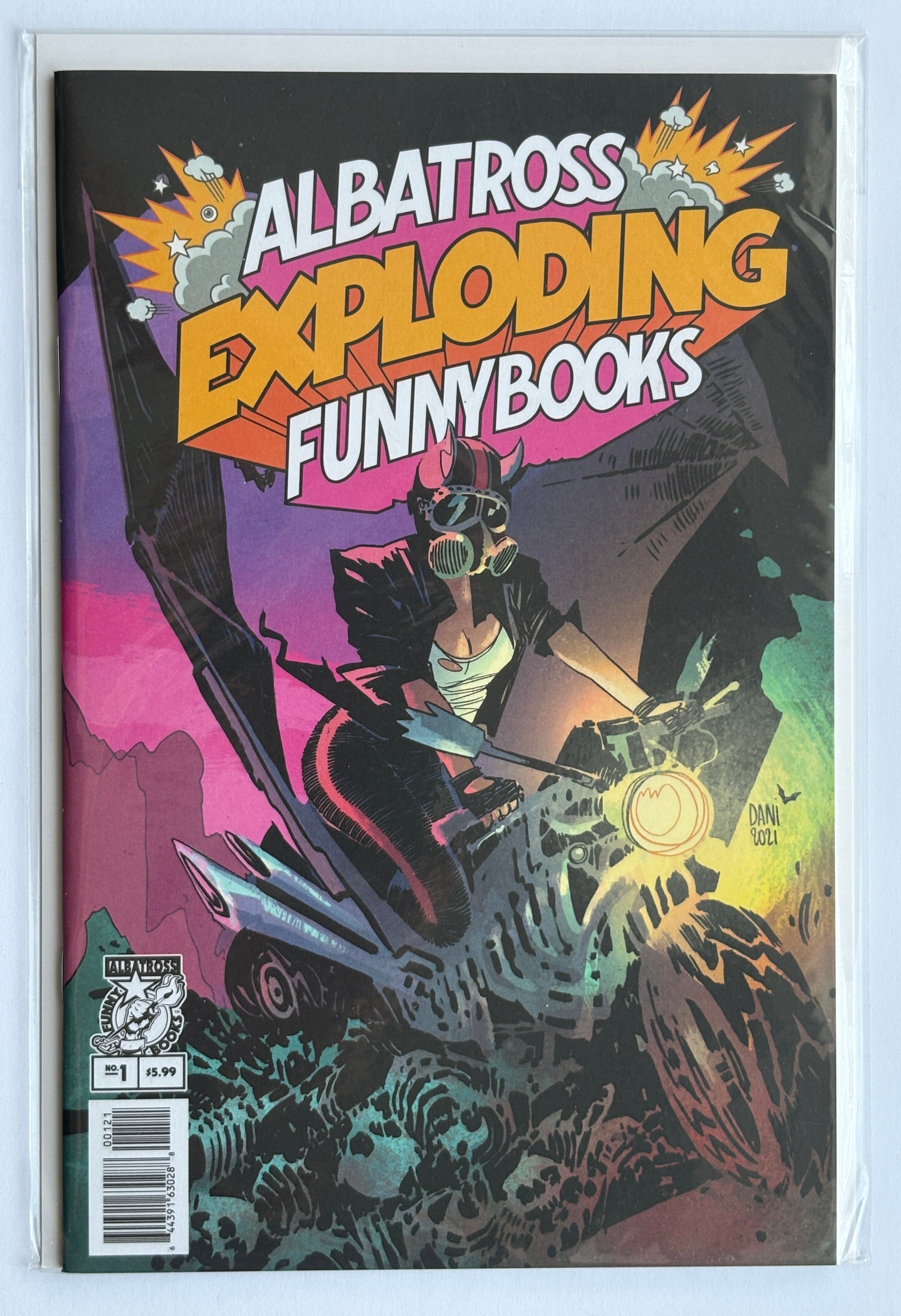 Albatross Exploding Funny Books #1 - Cover B Albatross Books 2022 NM 9.4