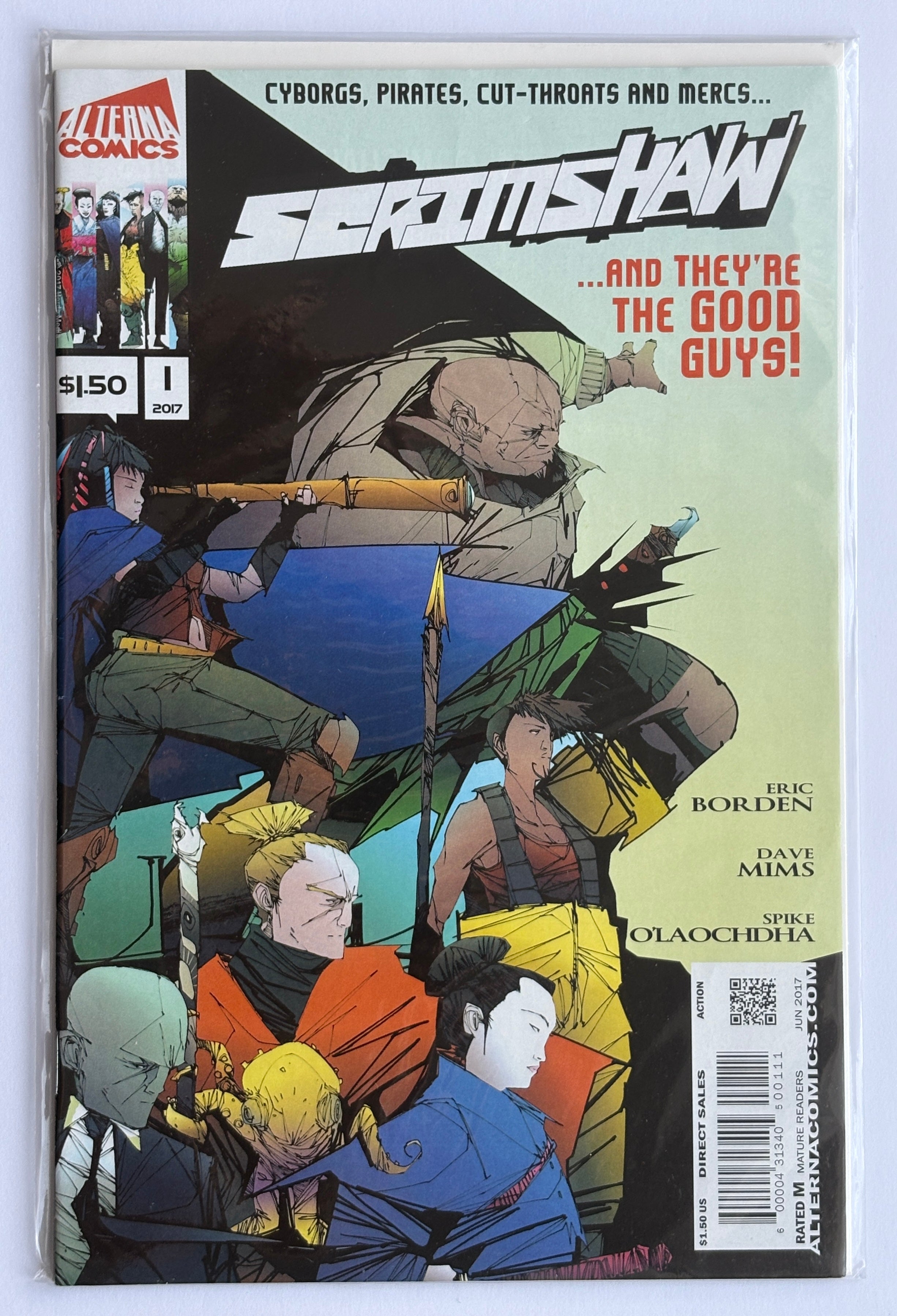 Scrimshaw #1 - 1st Printing - Alterna Comics June 2017 VF- 7.5