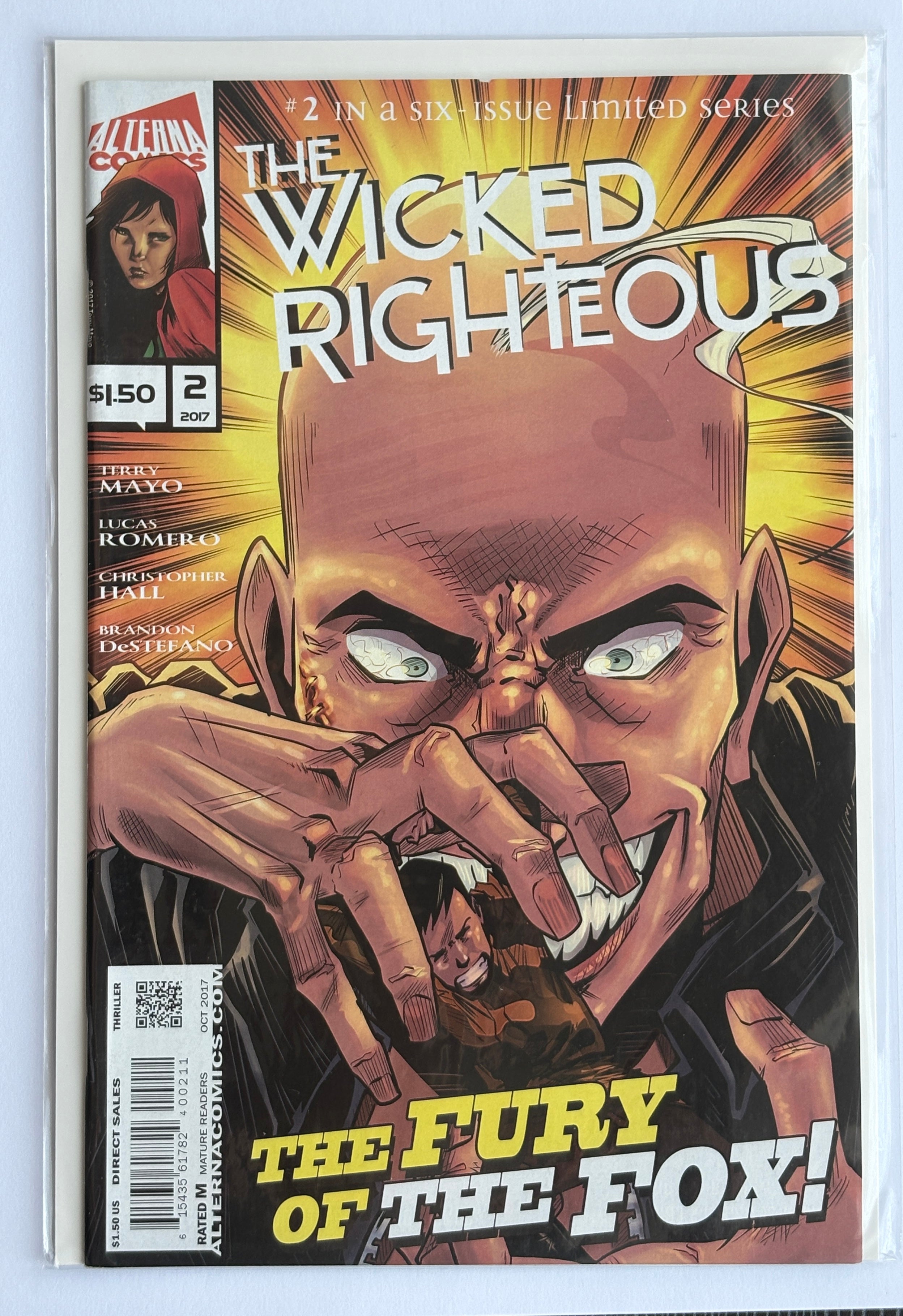 The Wicked Righteous #2 - 1st Printing - Alterna Comics October 2017 VF 8.0